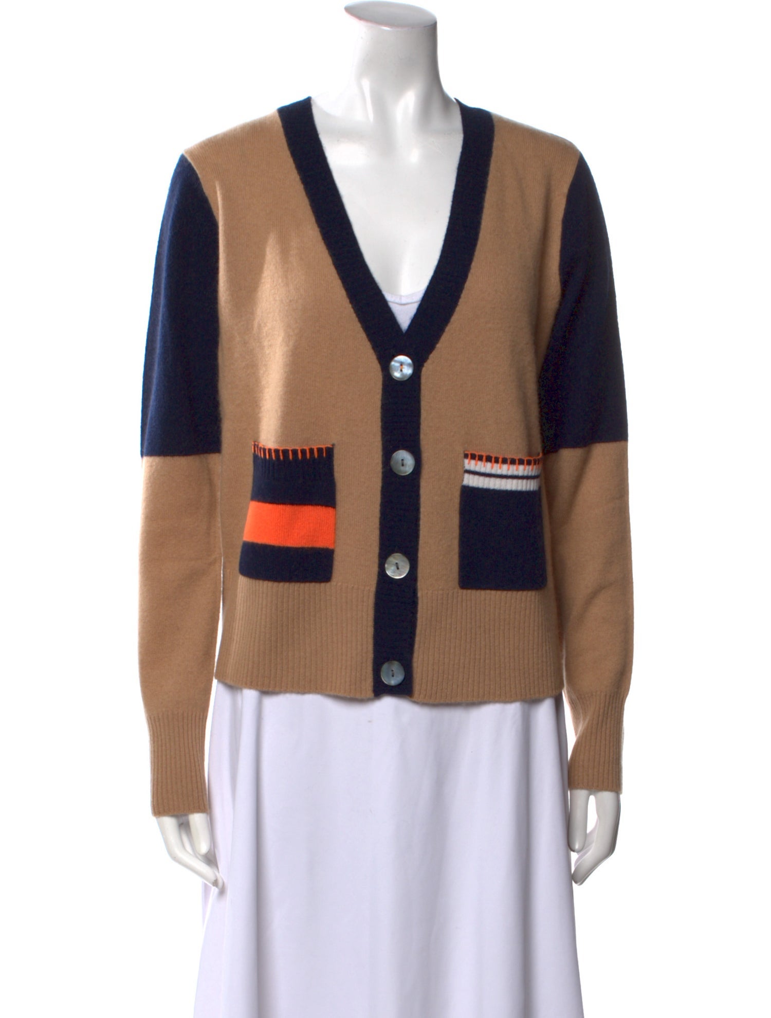 Brodie Cashmere Striped Sweater w/ Tags