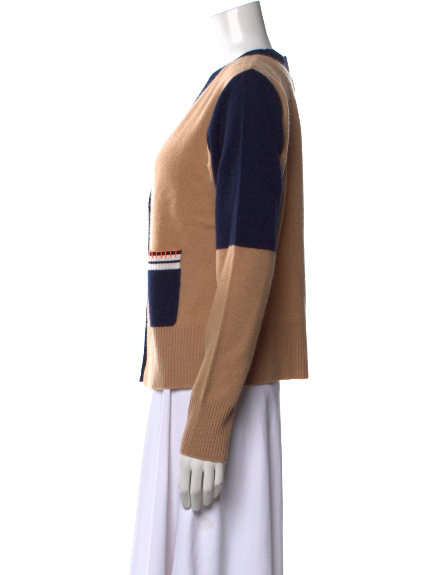 Brodie Cashmere Striped Sweater w/ Tags