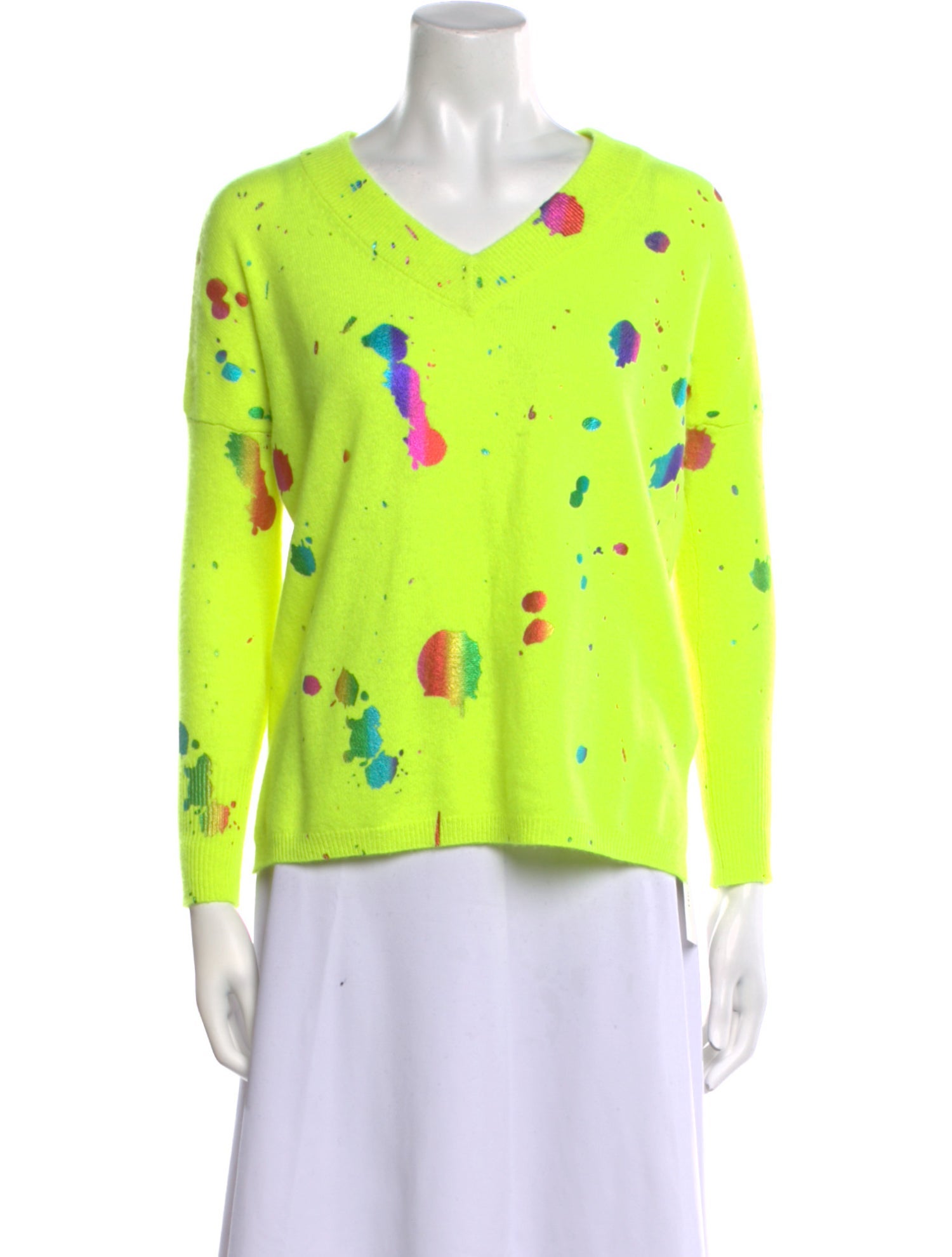 Brodie Cashmere Printed Sweater w/ Tags