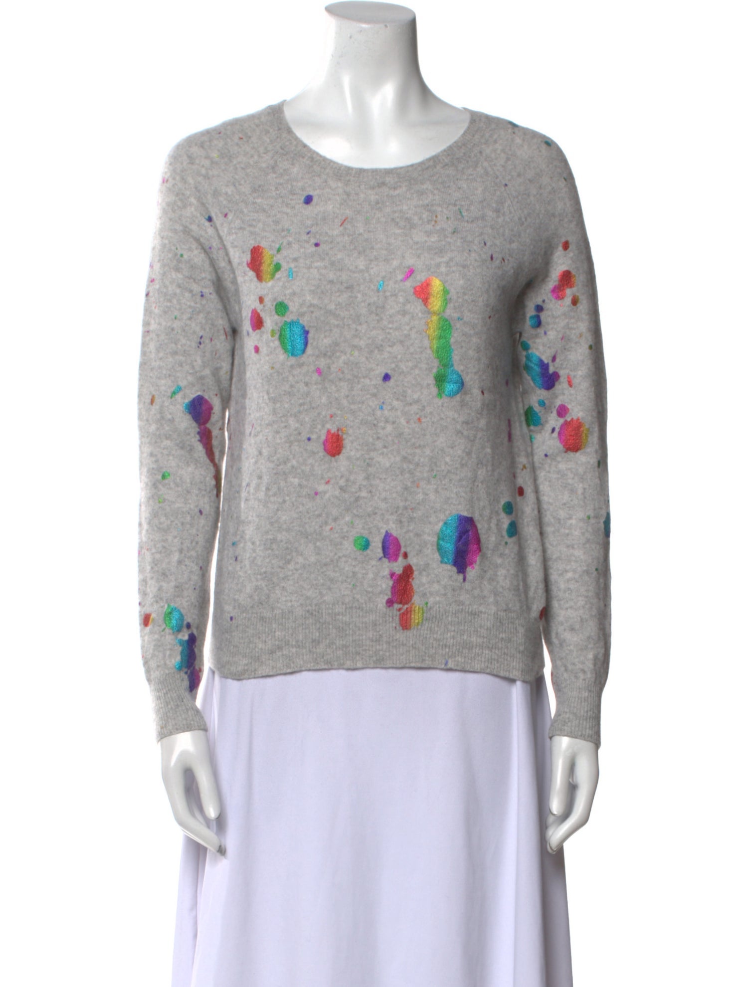 Brodie Cashmere Printed Sweater