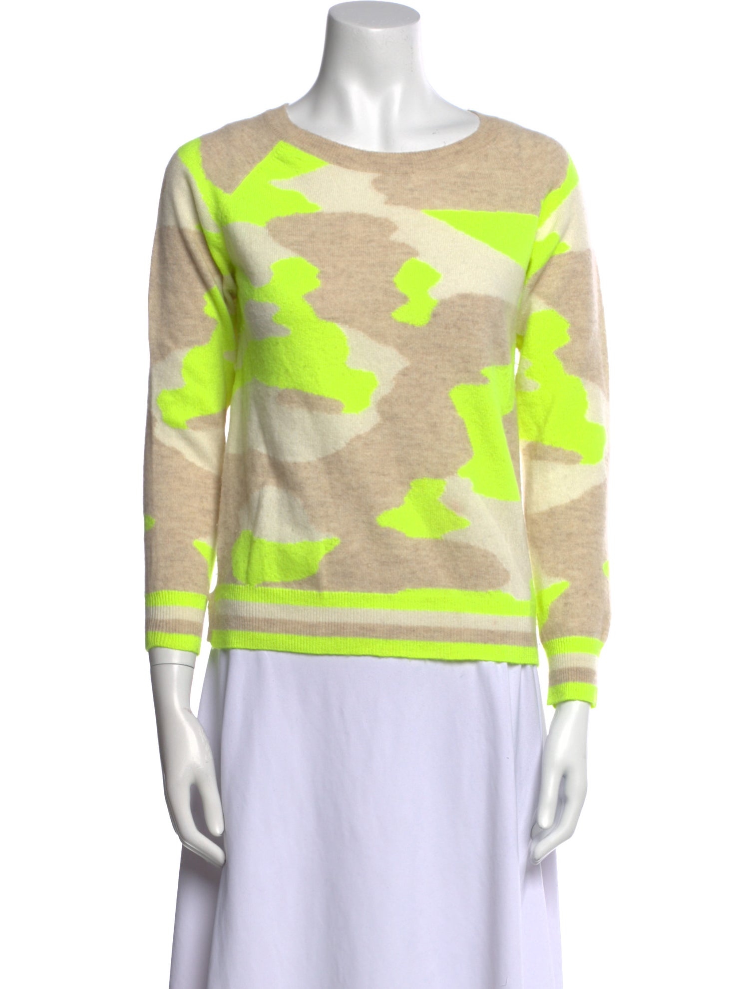 Brodie Cashmere Printed Sweater