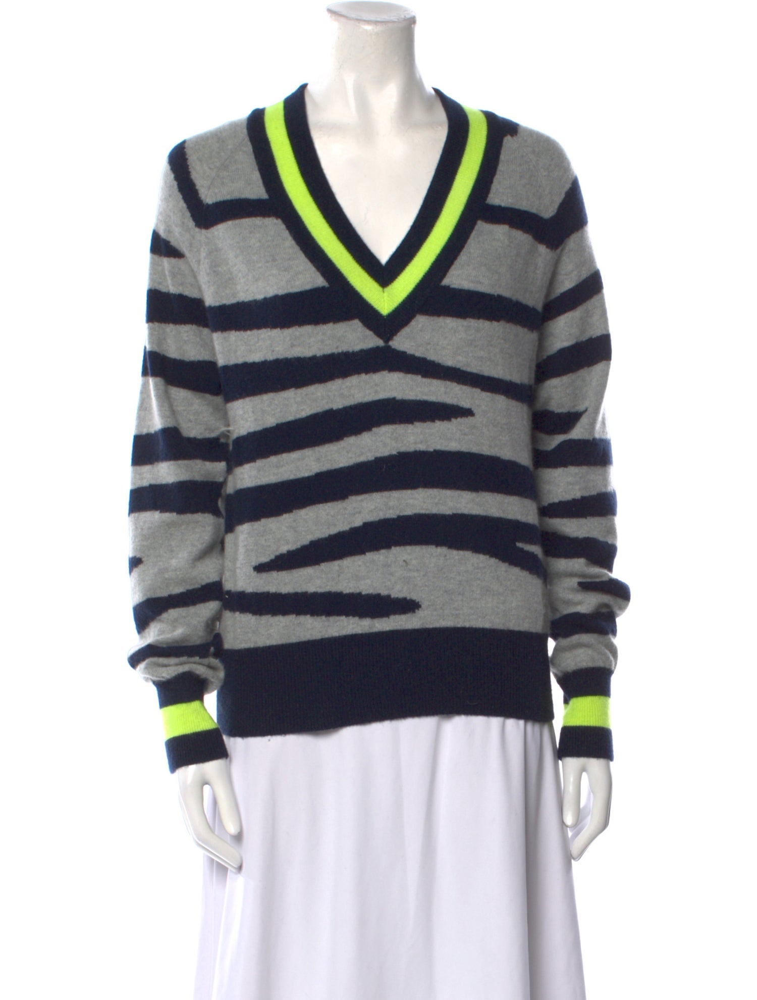 Brodie Cashmere Striped Sweater