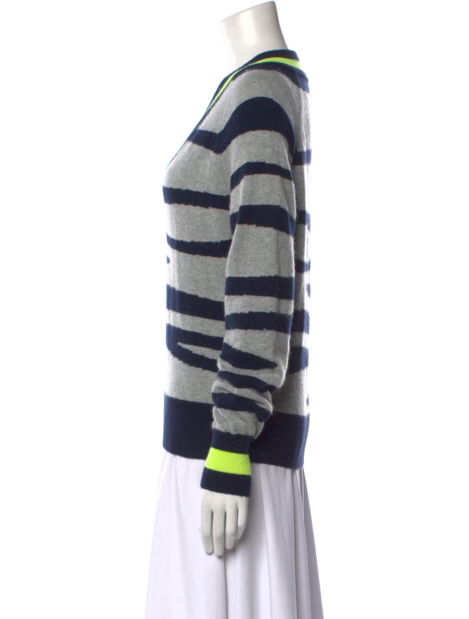 Brodie Cashmere Striped Sweater