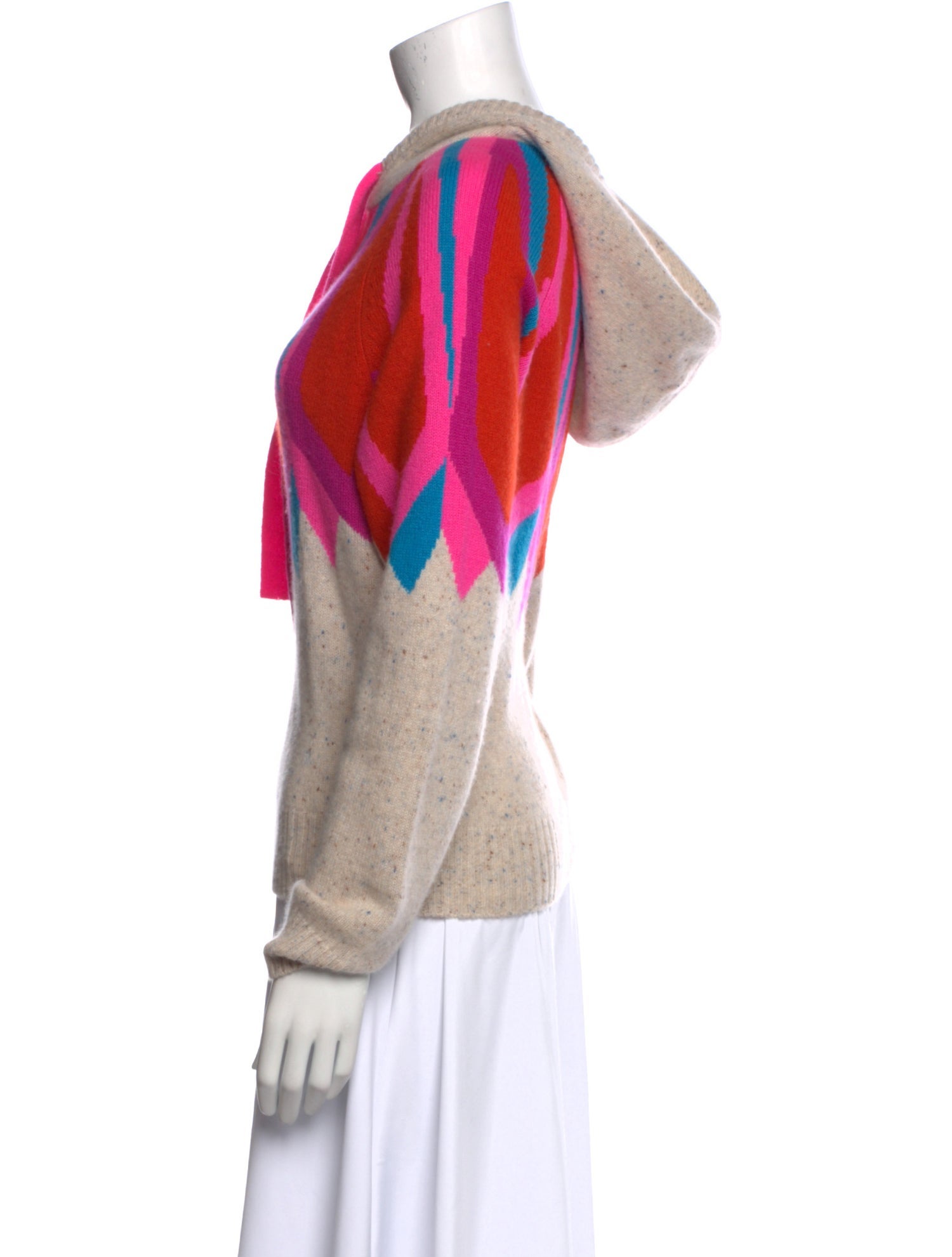 Brodie Cashmere Printed Sweater