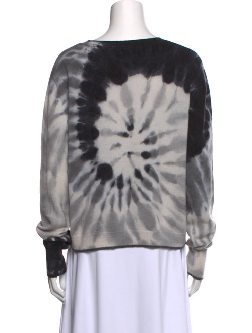 Brodie Tie-Dye Print Crew Neck Sweater