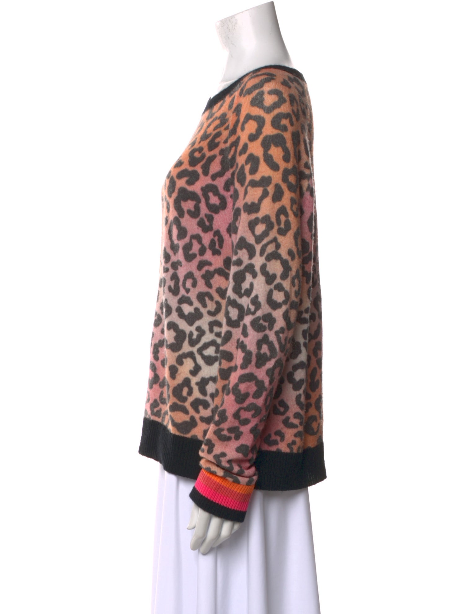 Brodie Cashmere Animal Print Sweater