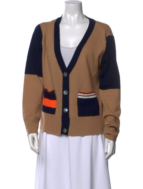 Brodie Cashmere Colorblock Pattern Sweater