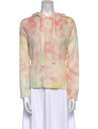 Brodie Cashmere Tie-Dye Print Sweater