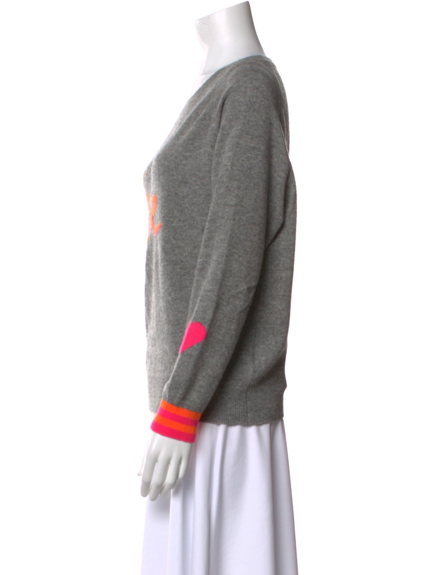 Brodie Cashmere Graphic Print Sweater