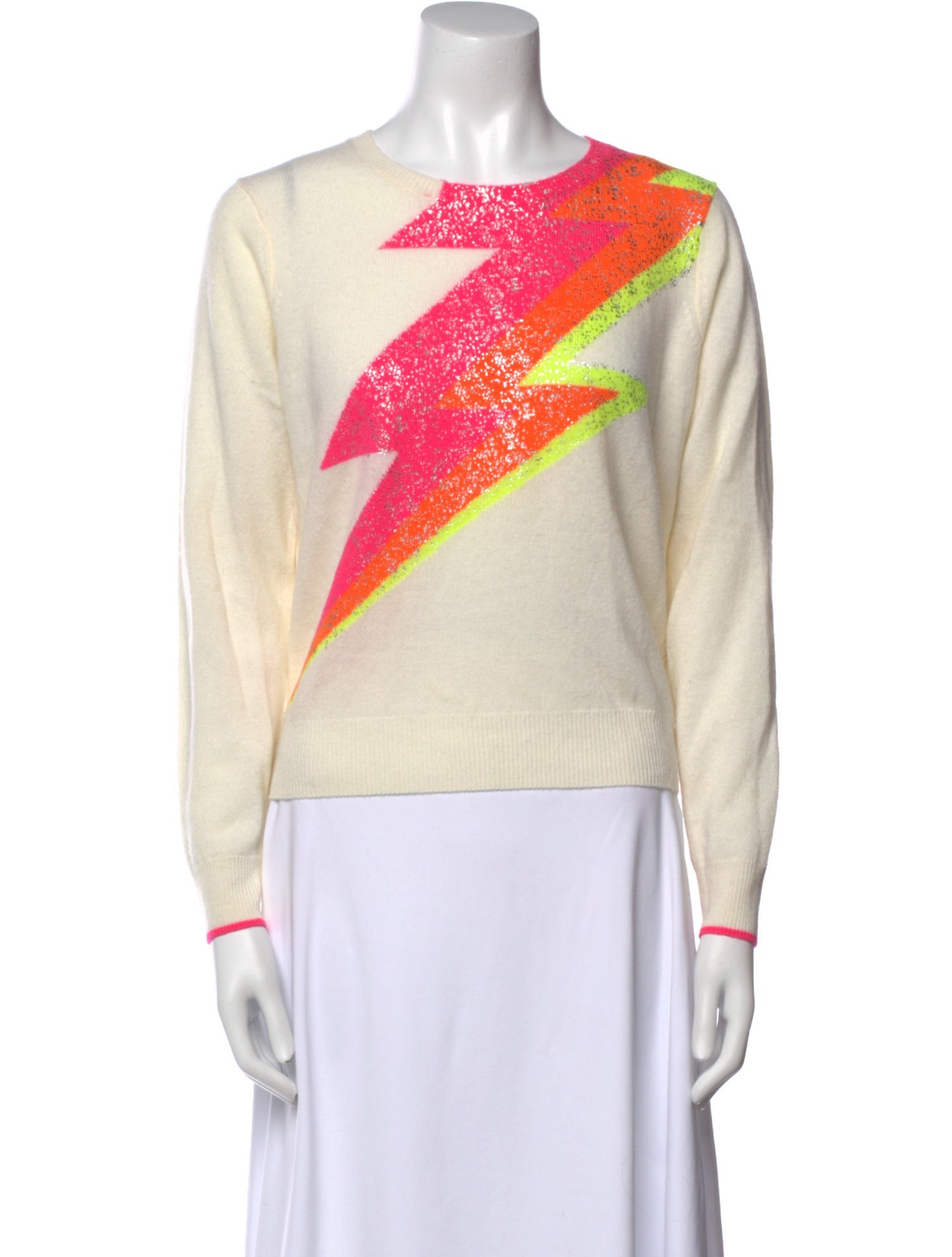 Brodie Cashmere Printed Sweater