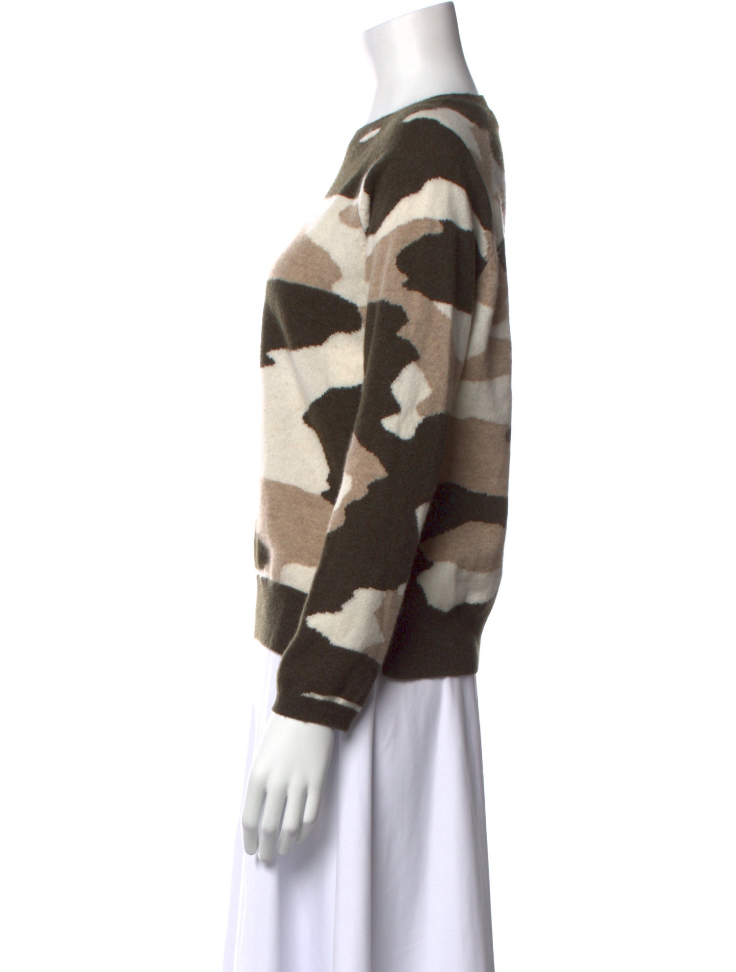 Brodie Cashmere Printed Sweater