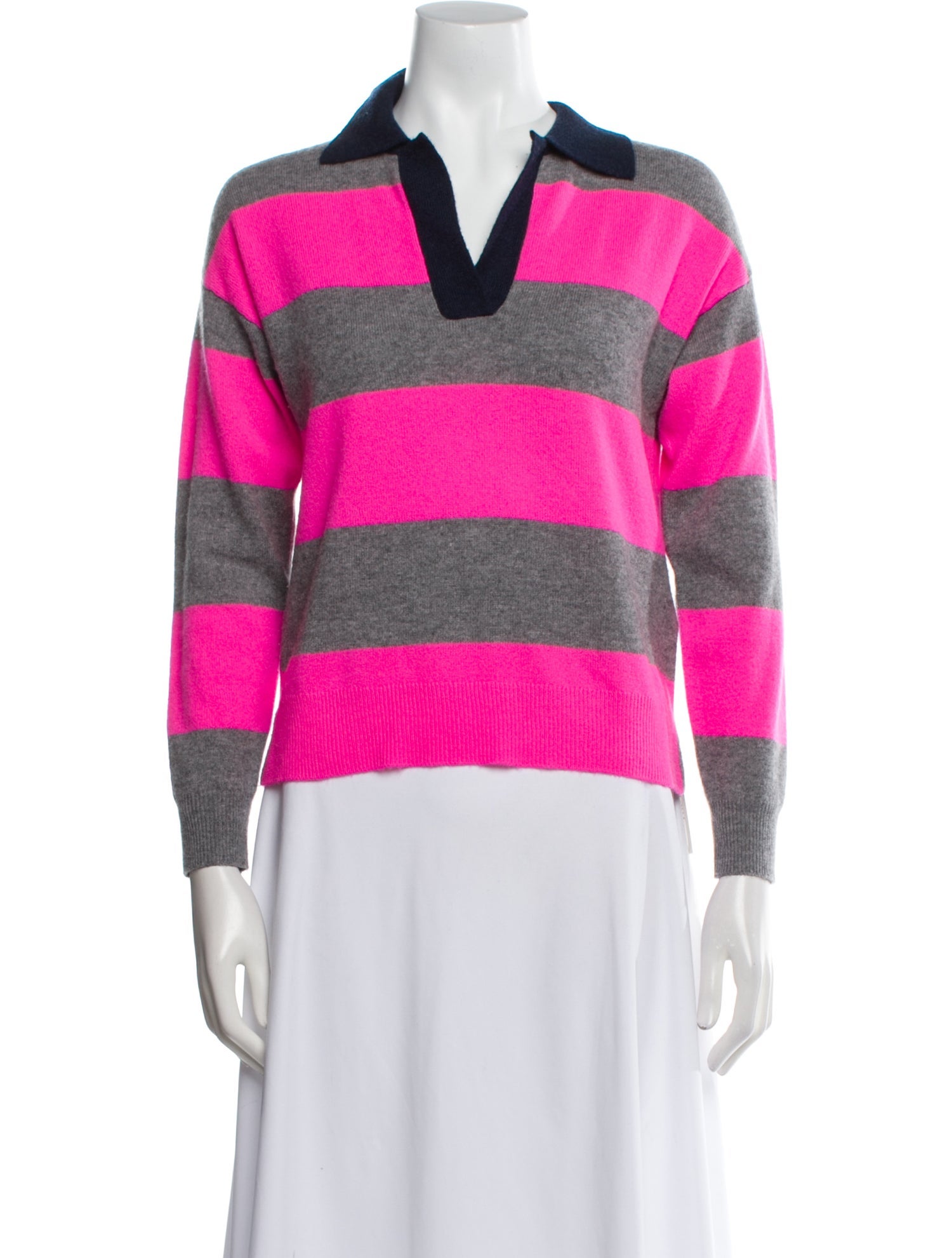 Brodie Cashmere Striped Sweater