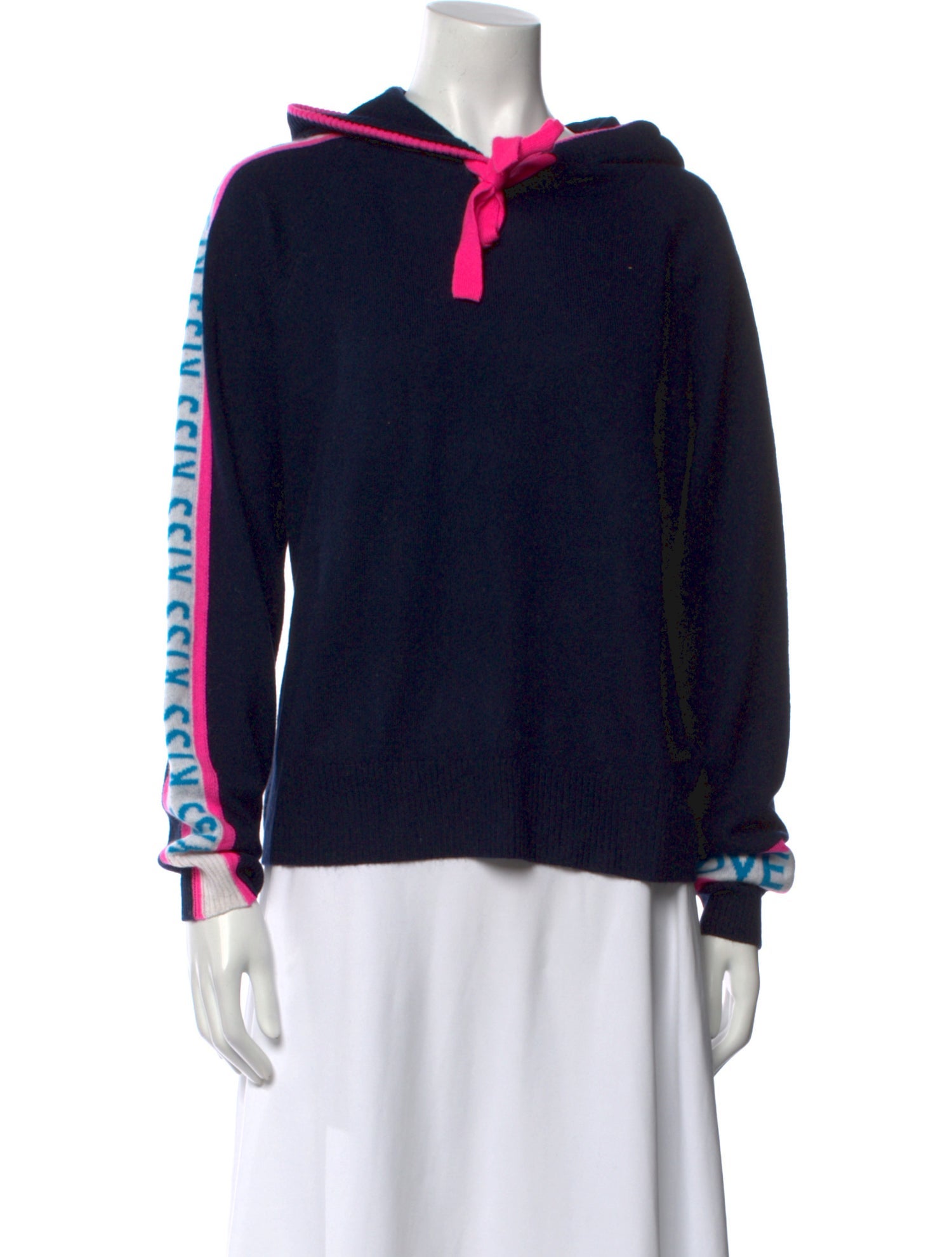 Brodie Cashmere Graphic Print Sweater