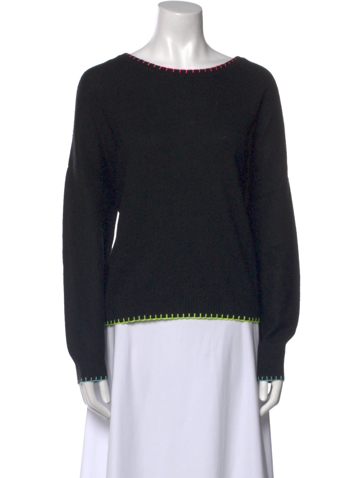 Brodie Cashmere Bateau Neckline Sweater