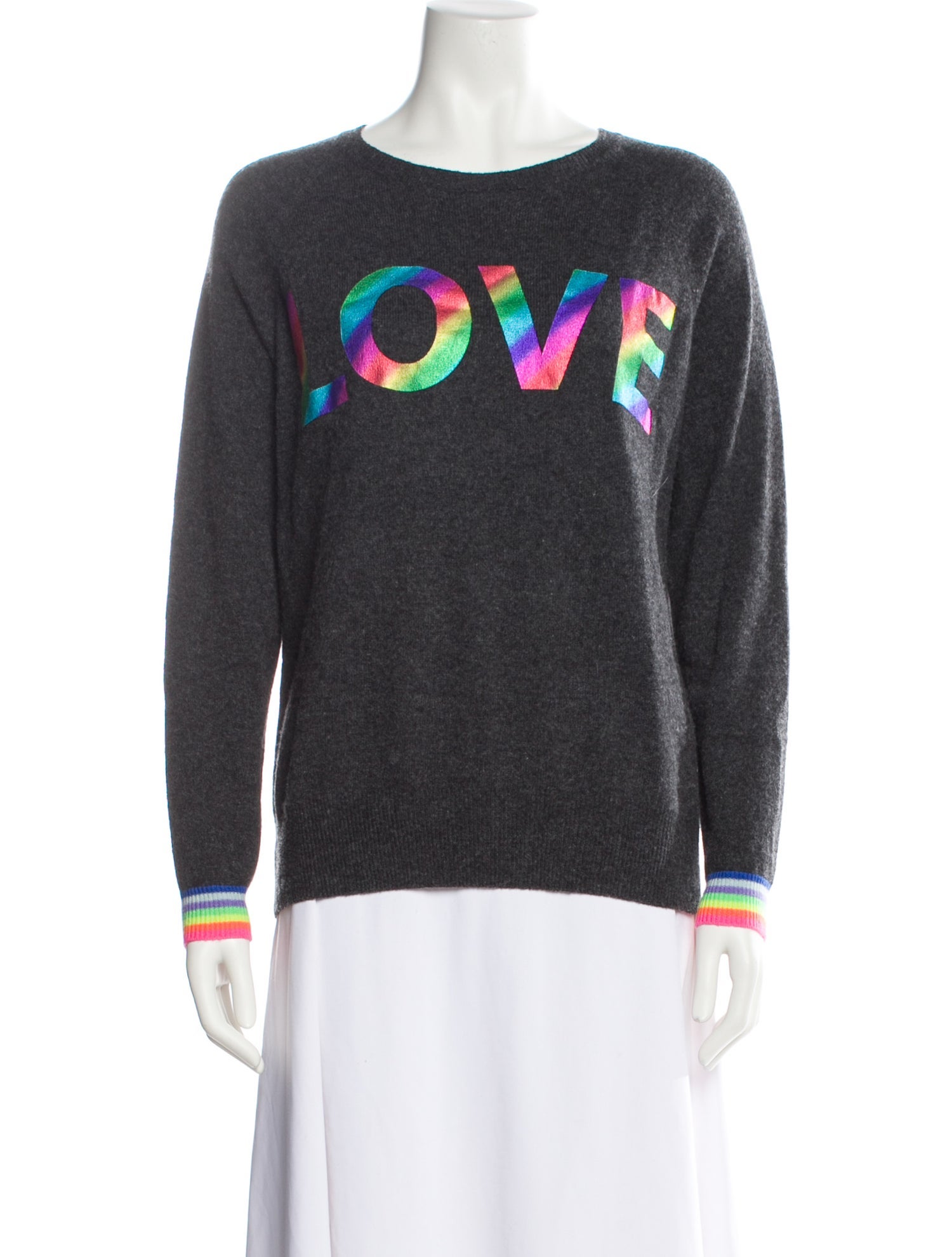 Brodie Cashmere Graphic Print Sweater
