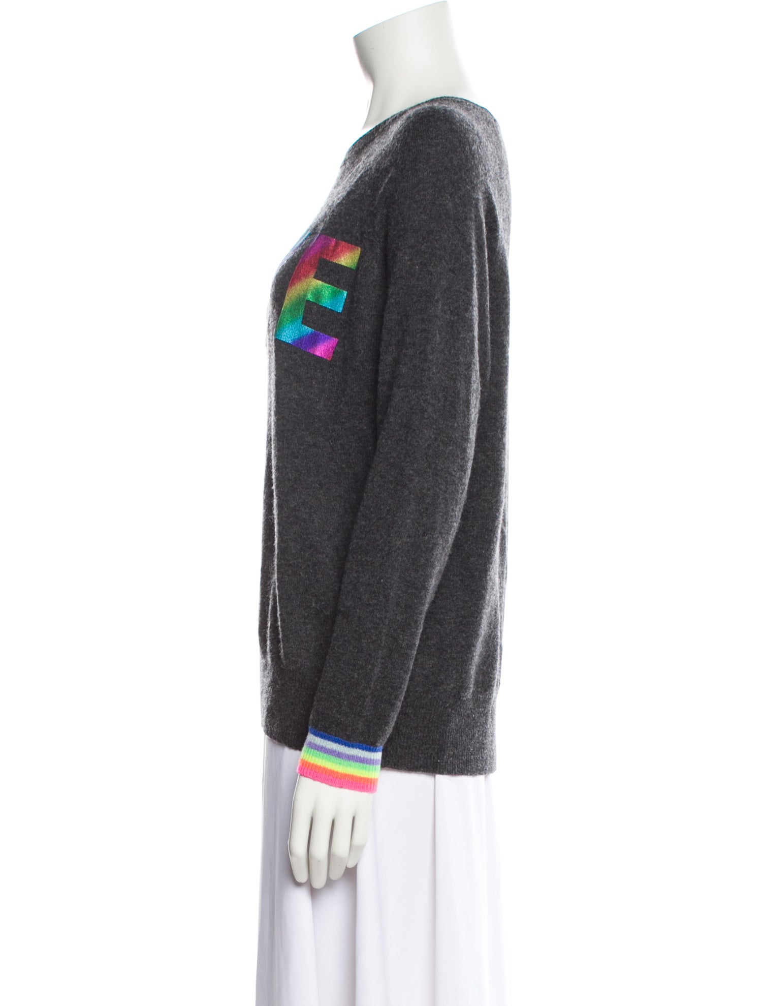 Brodie Cashmere Graphic Print Sweater
