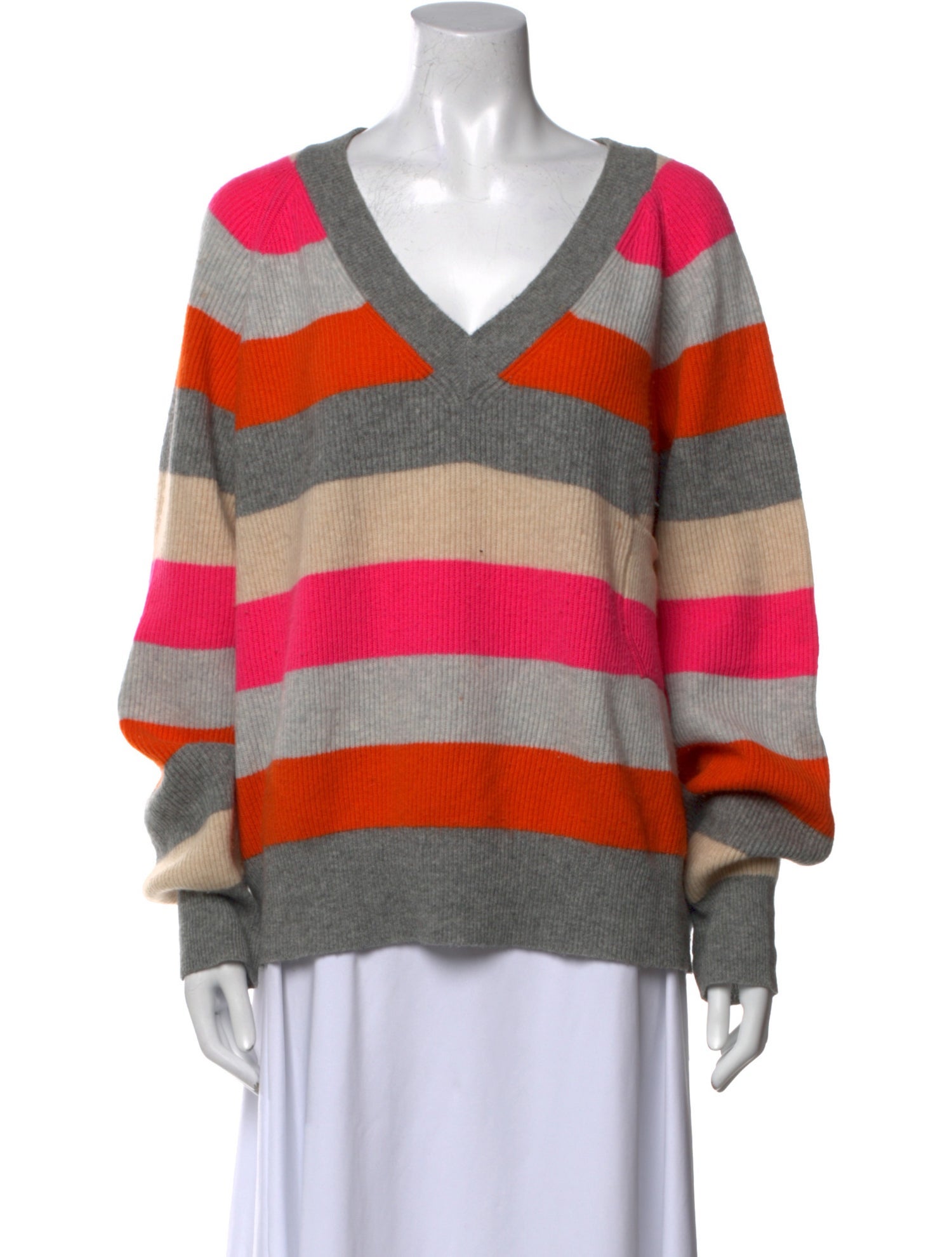 Brodie Cashmere Striped Sweater