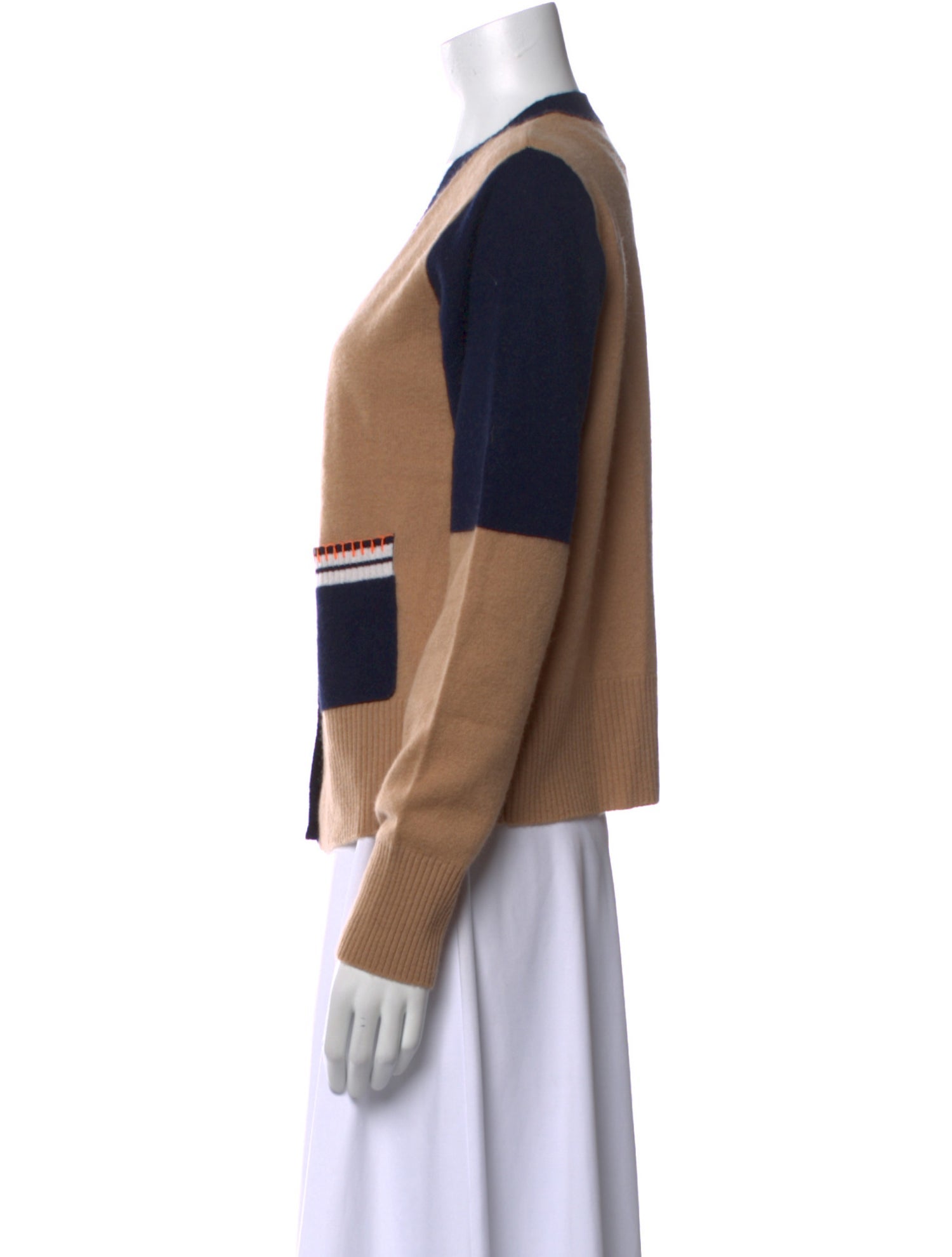 Brodie Cashmere Striped Sweater w/ Tags