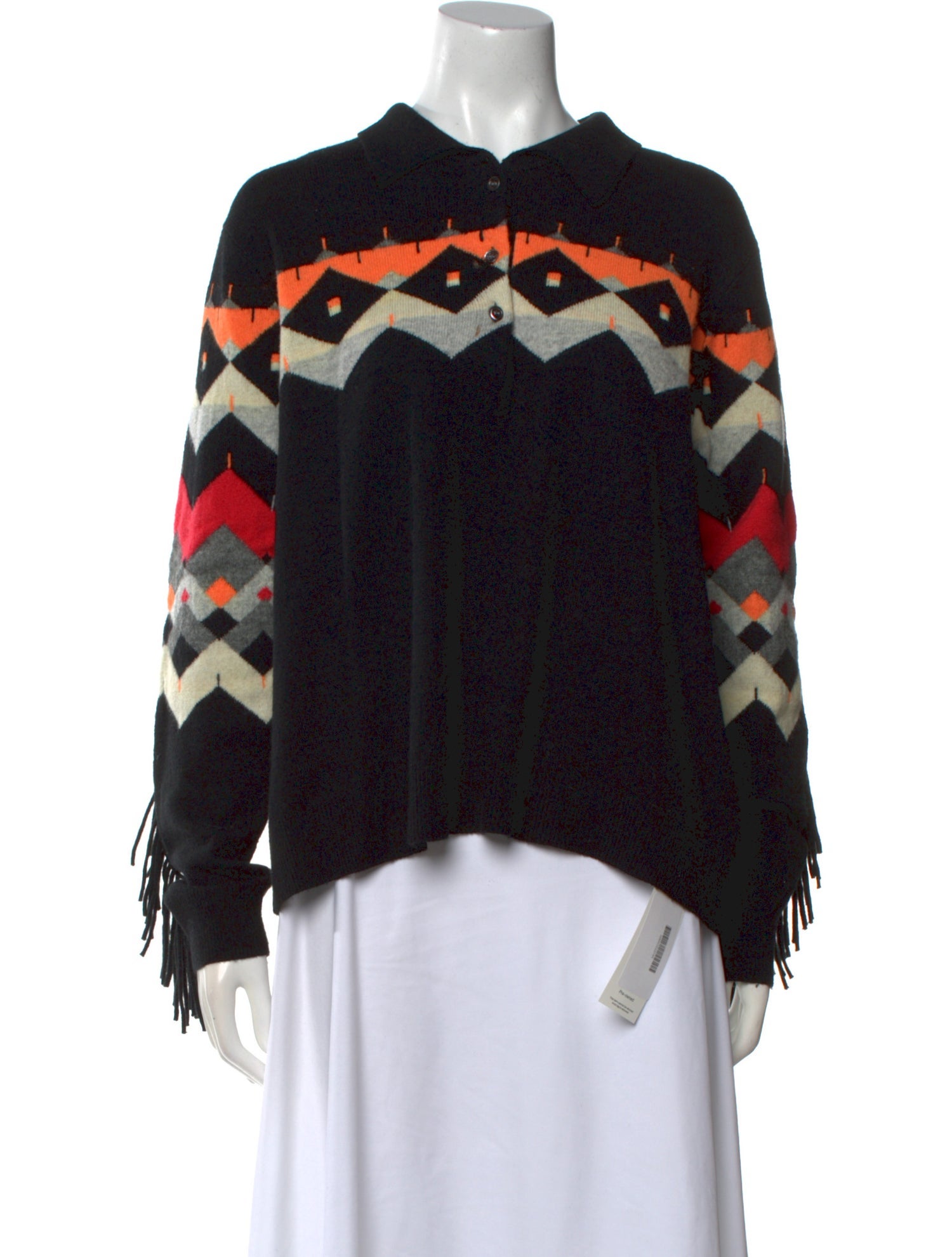 Brodie Cashmere Printed Sweater