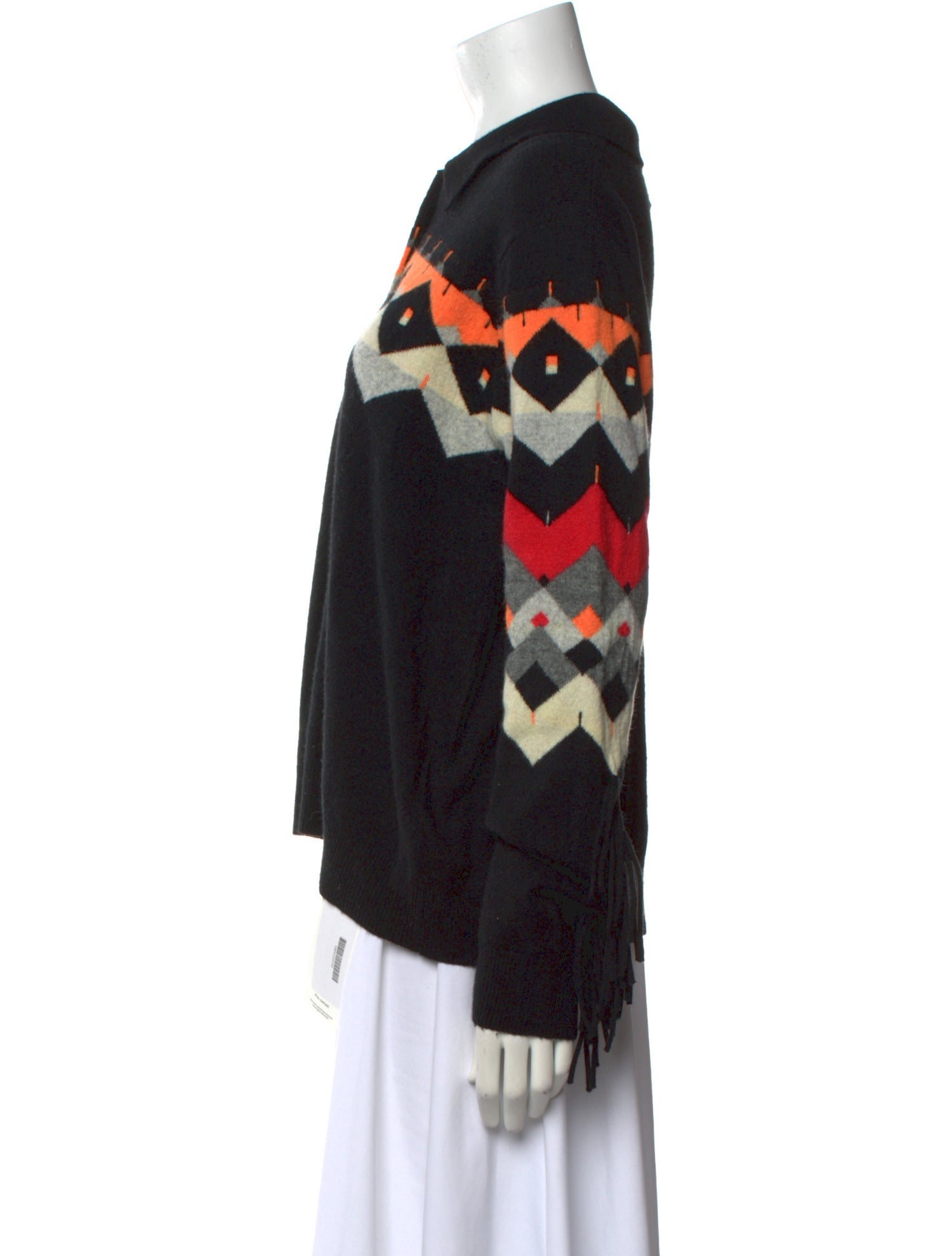 Brodie Cashmere Printed Sweater