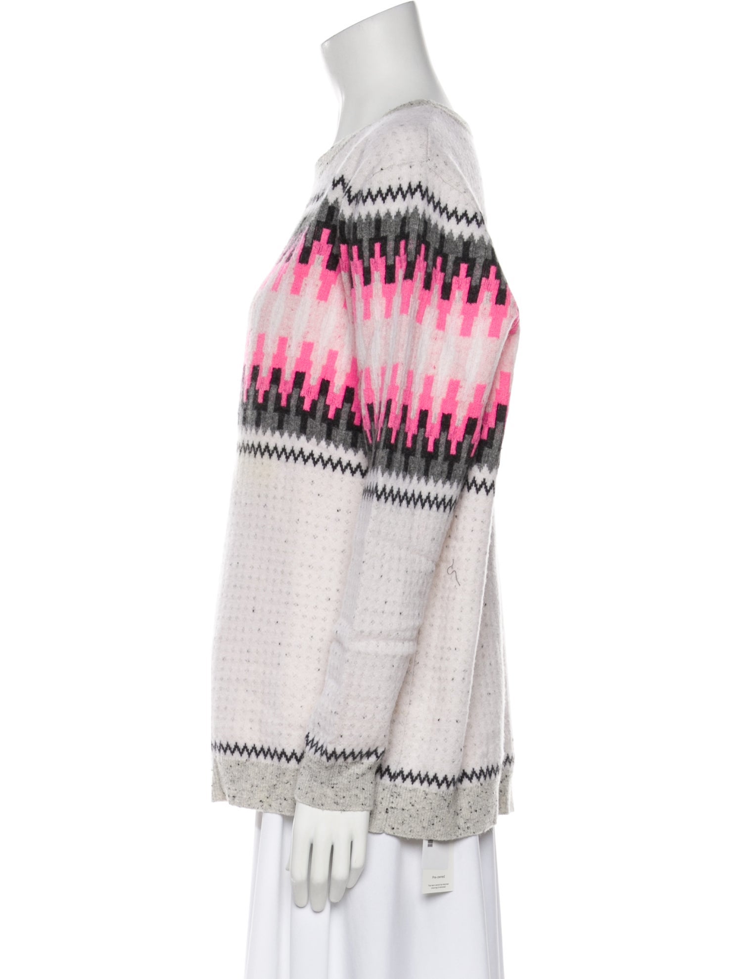 Brodie Cashmere Printed Sweater