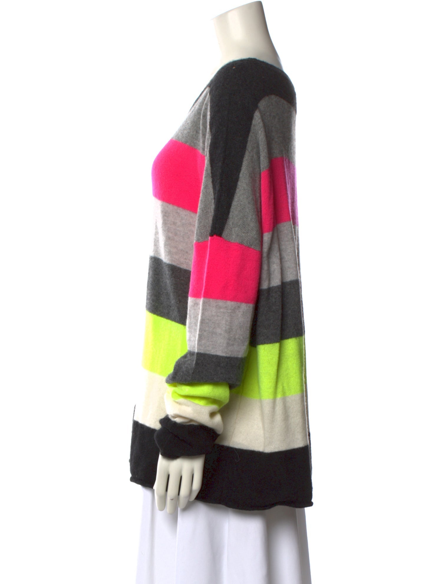 Brodie Cashmere Striped Sweater