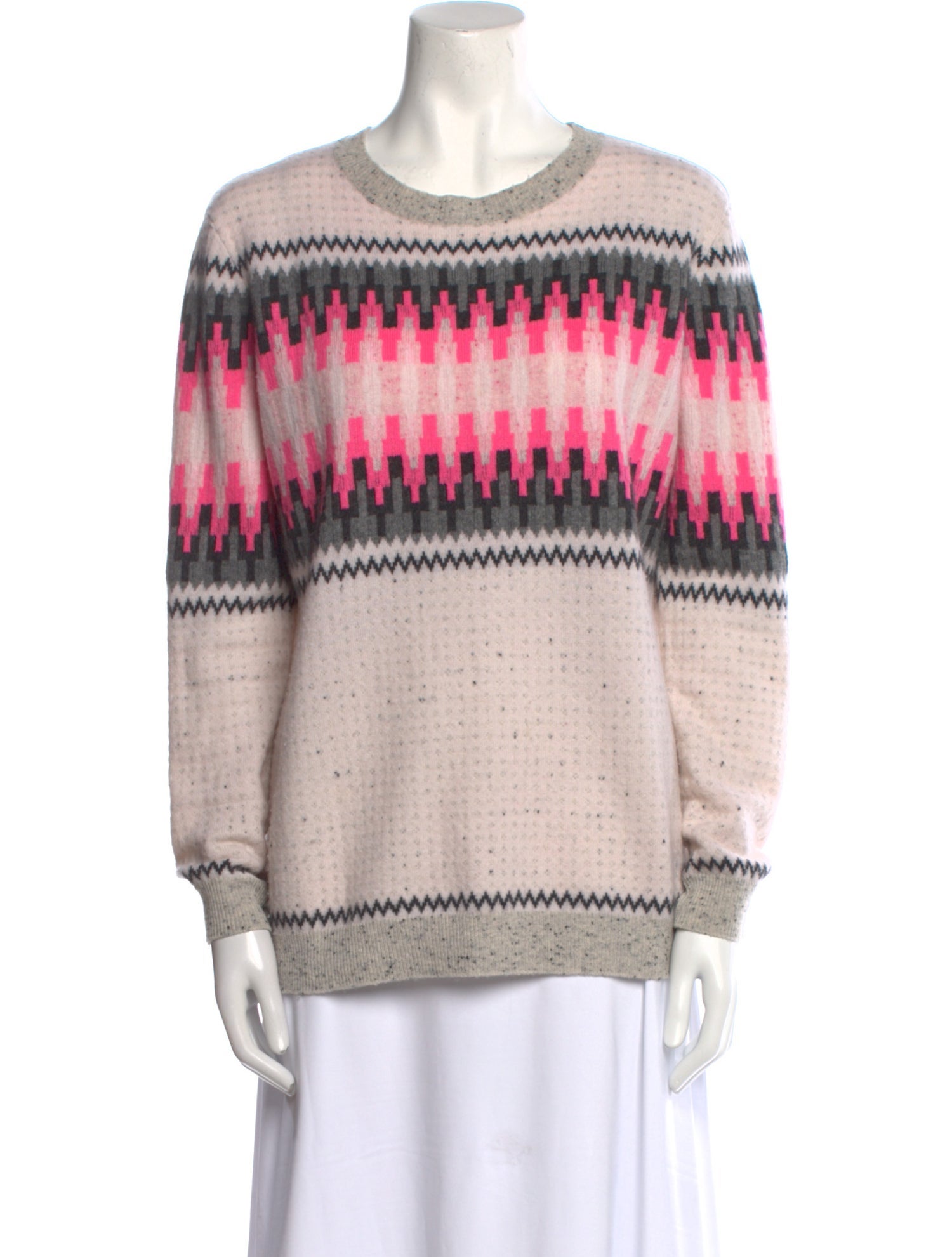 Brodie Cashmere Printed Sweater
