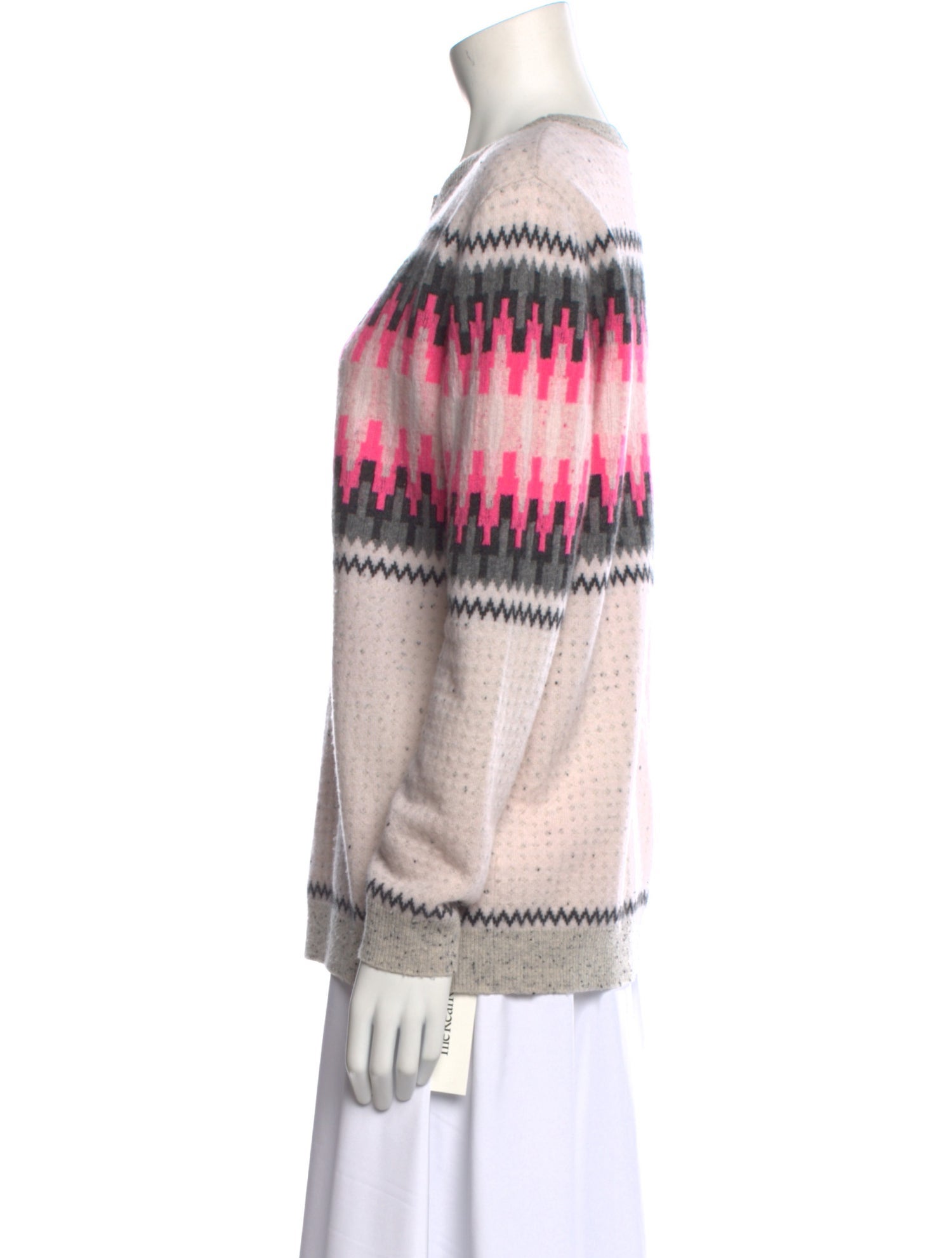 Brodie Cashmere Printed Sweater