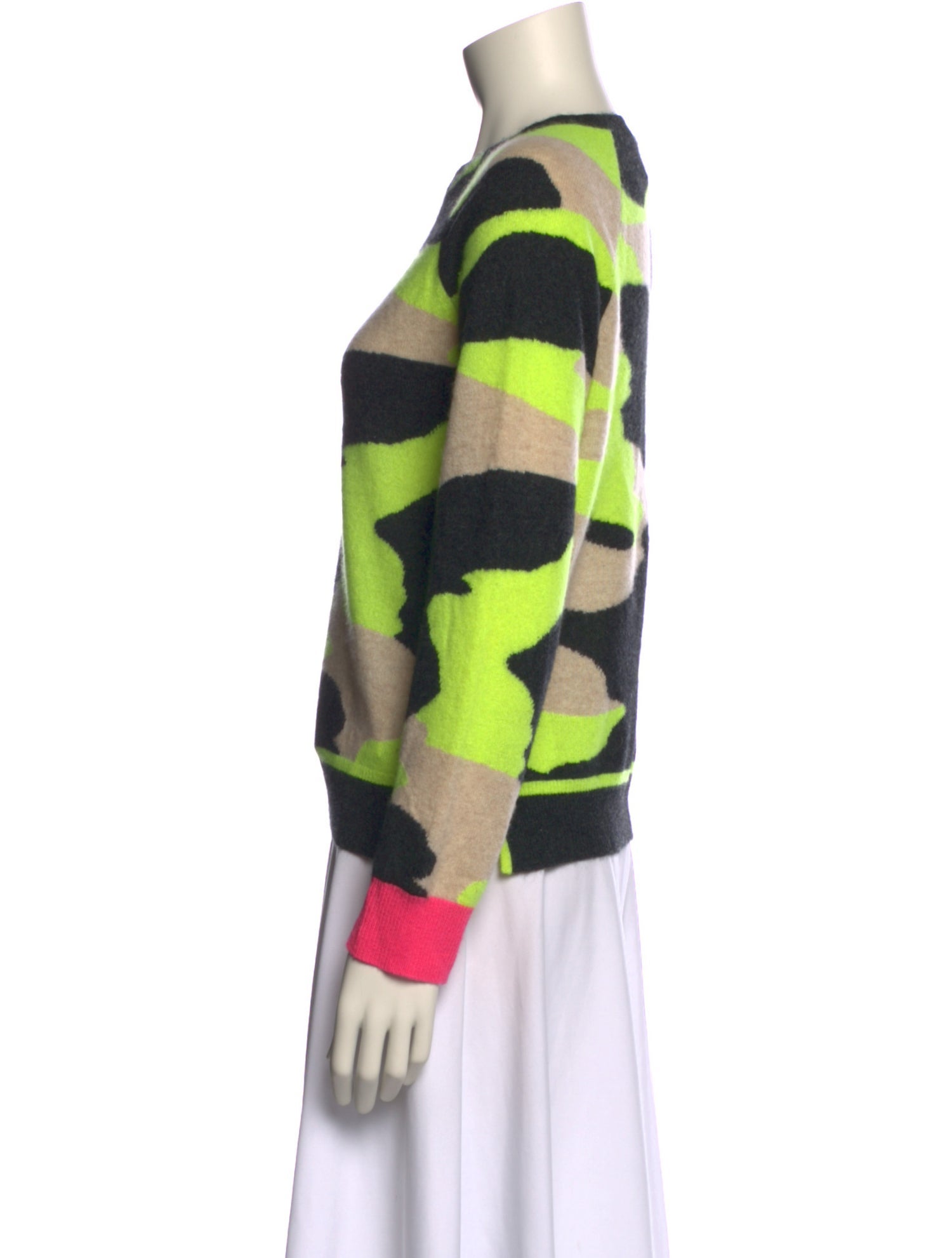 Brodie Cashmere Printed Sweater