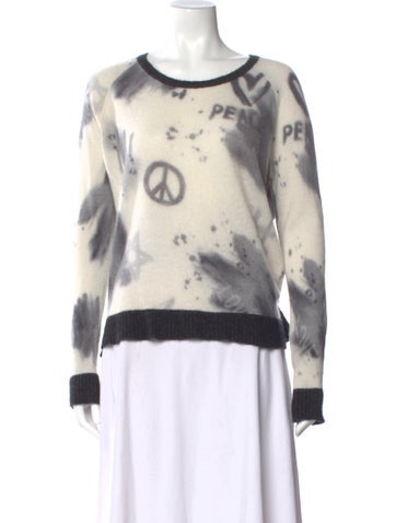 Pre-owned Brodie Cashmere Printed Sweater In Multi