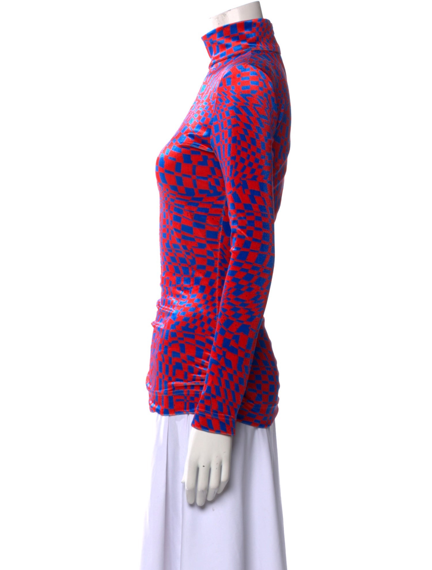 Brøgger Printed Turtleneck Top