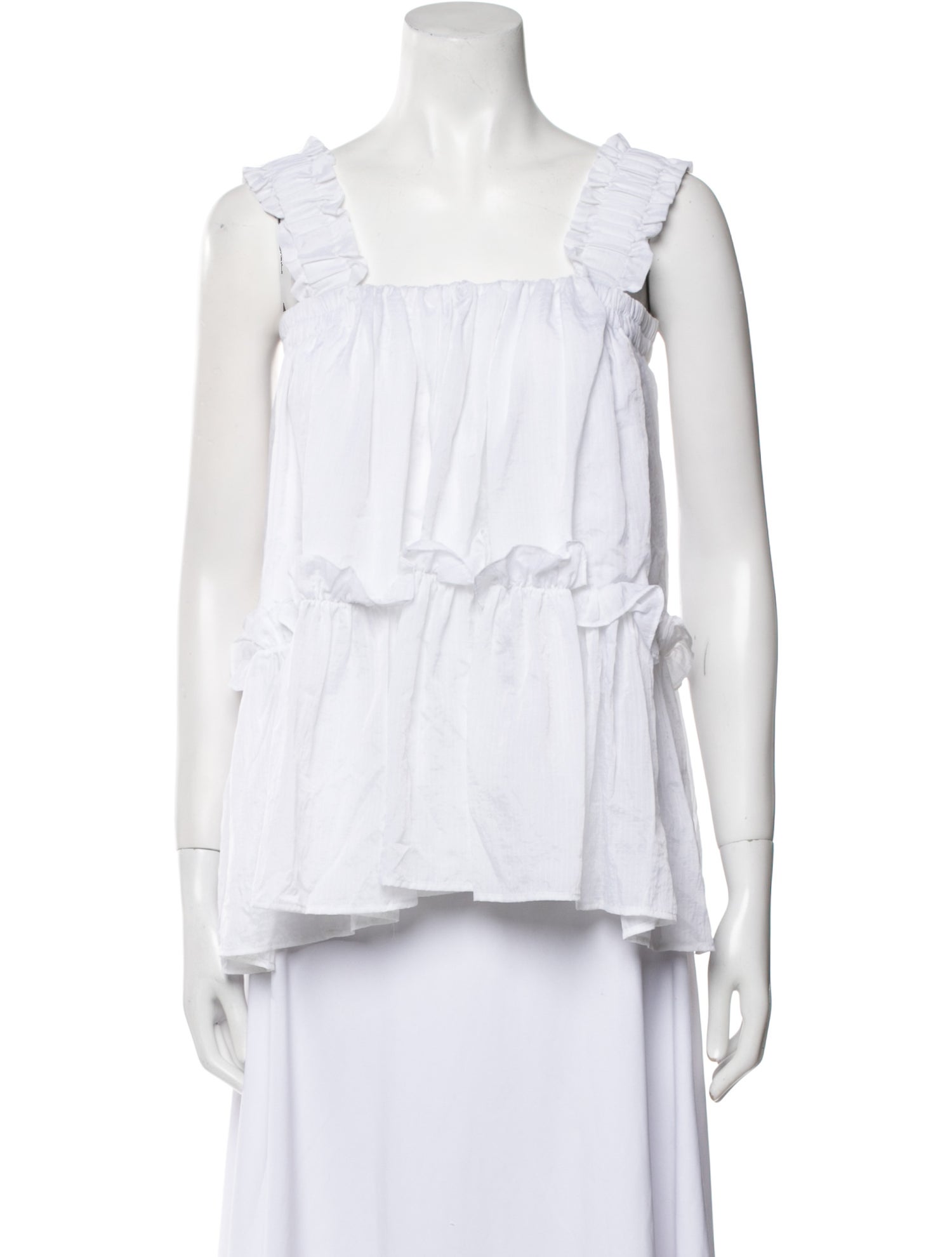 Brøgger Square Neckline Sleeveless Blouse