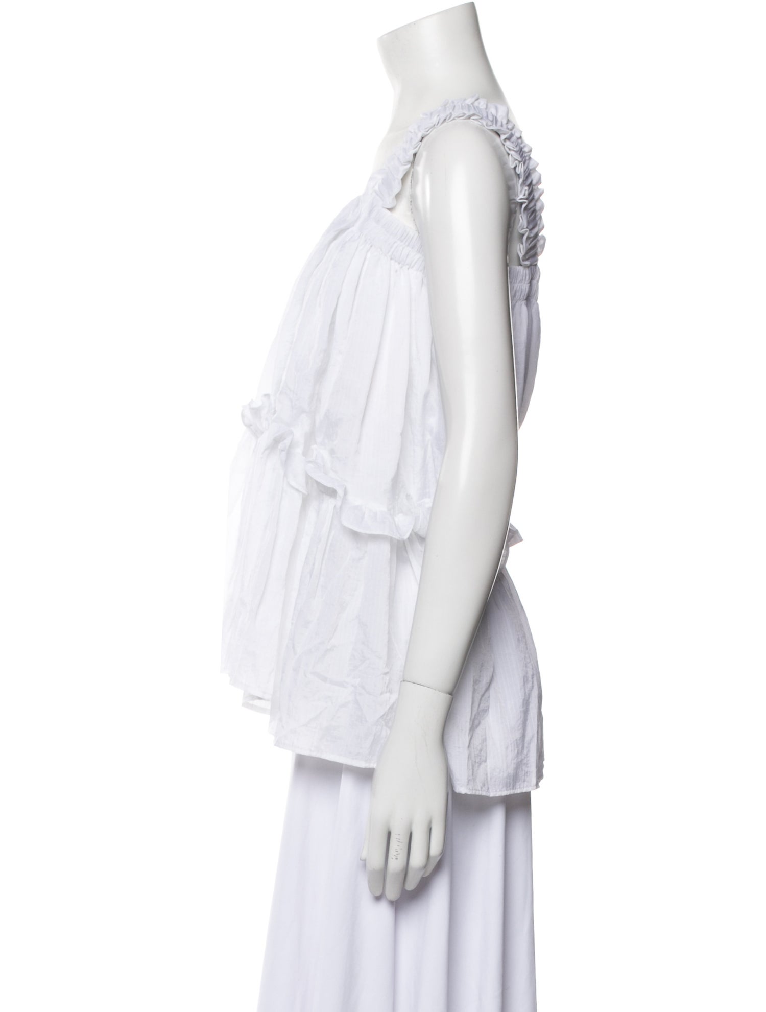 Brøgger Square Neckline Sleeveless Blouse