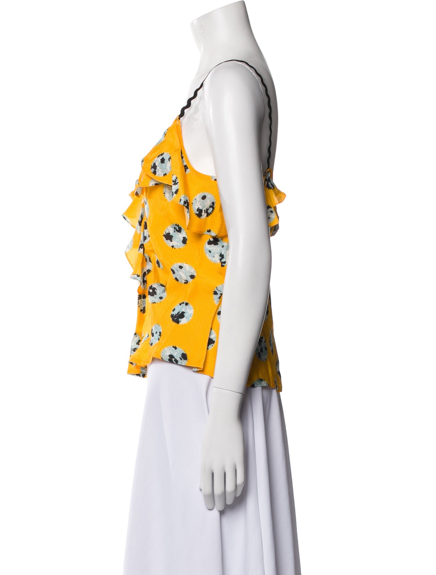 Brøgger Printed V-Neck Top