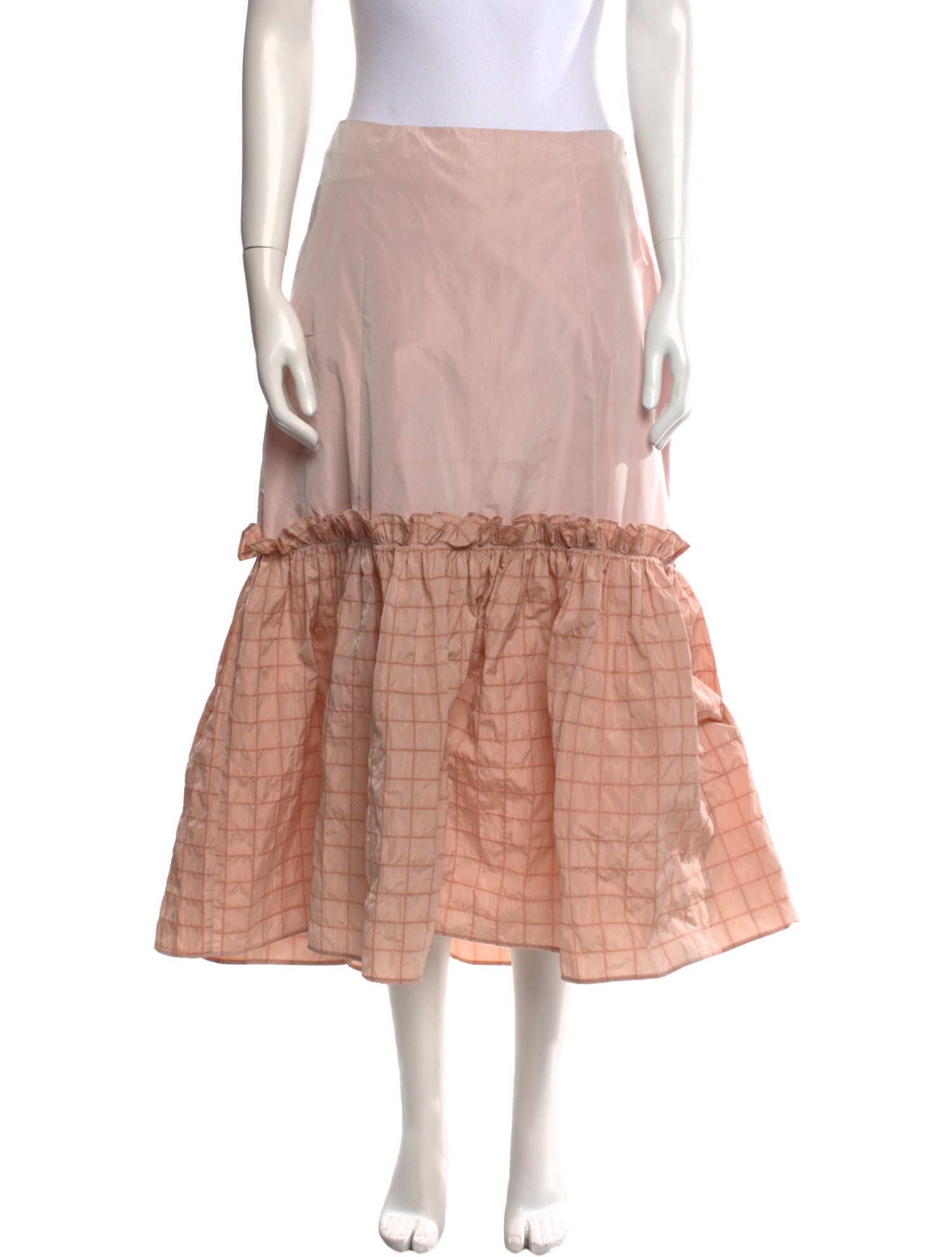 Brøgger Ruffle Embellishment Midi Length Skirt