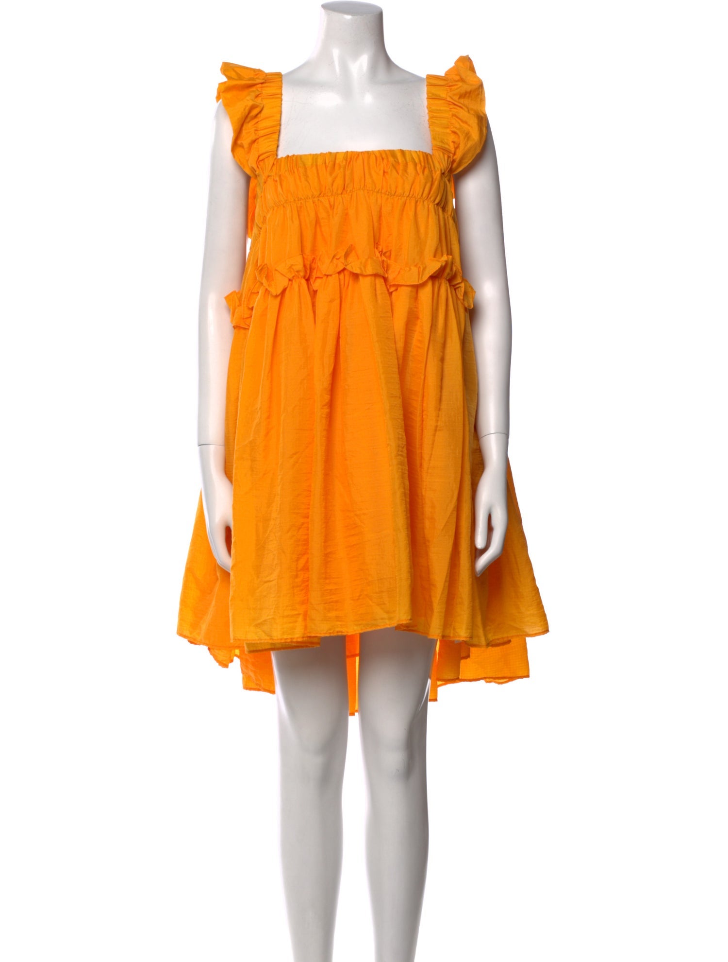 Brøgger Square Neckline Mini Dress