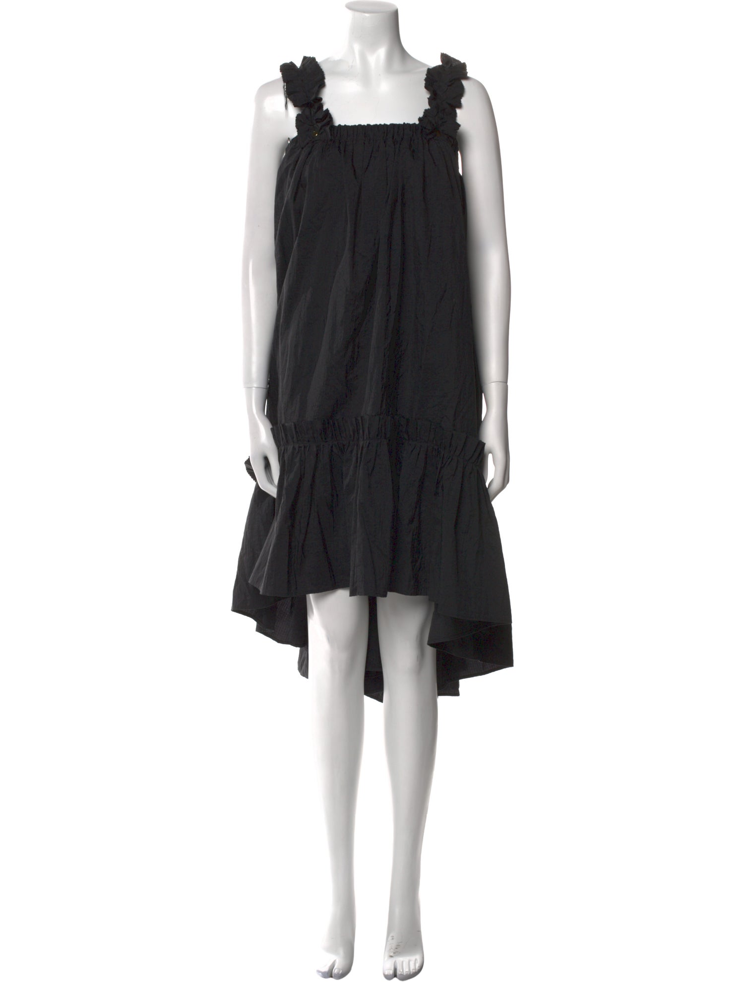 Brøgger Square Neckline Midi Length Dress