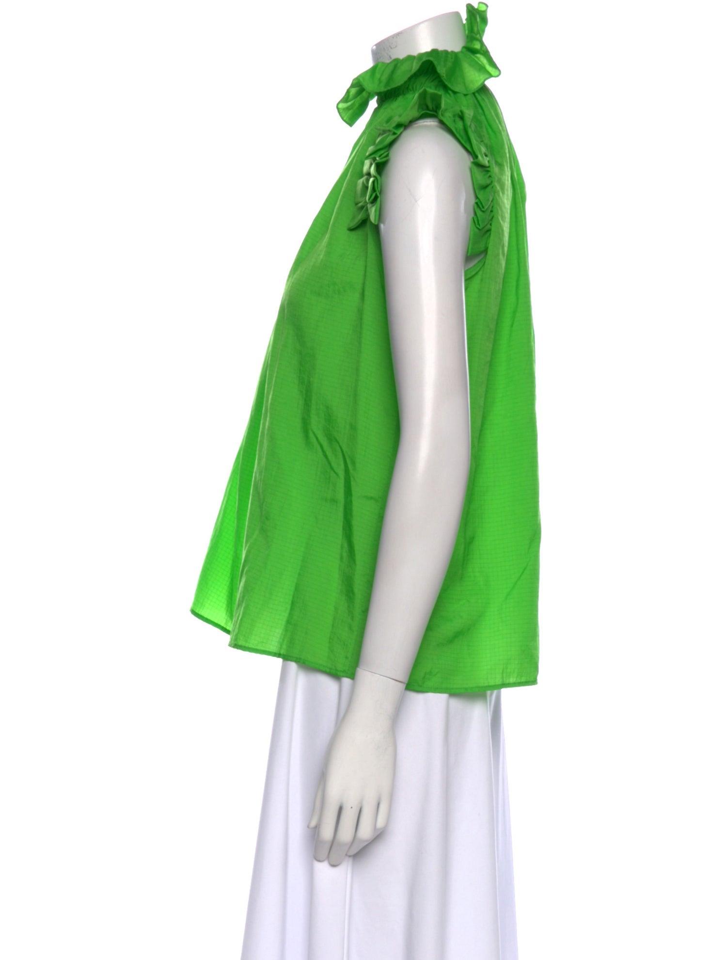 Brøgger Mock Neck Sleeveless Blouse