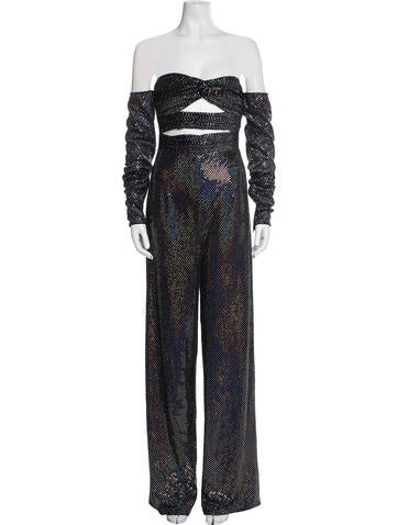 Bronx & Banco Jumpsuits and Rompers Off-The-Shoulder Jumpsuit L