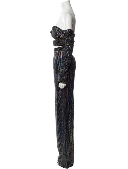 Bronx & Banco Printed Strapless Jumpsuit