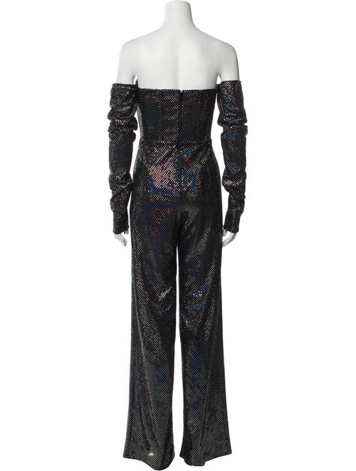 Bronx & Banco Printed Strapless Jumpsuit