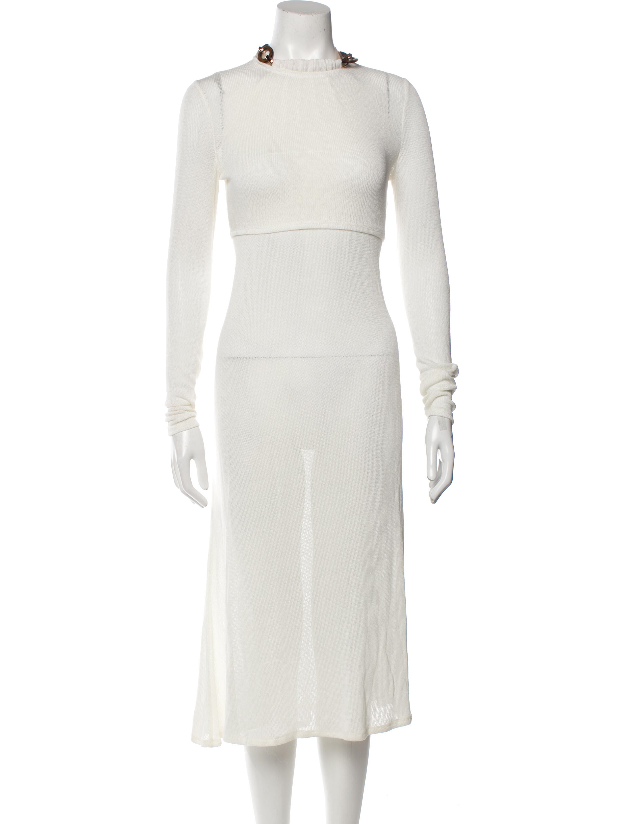 Bronx & Banco Mock Neck Midi Length Dress