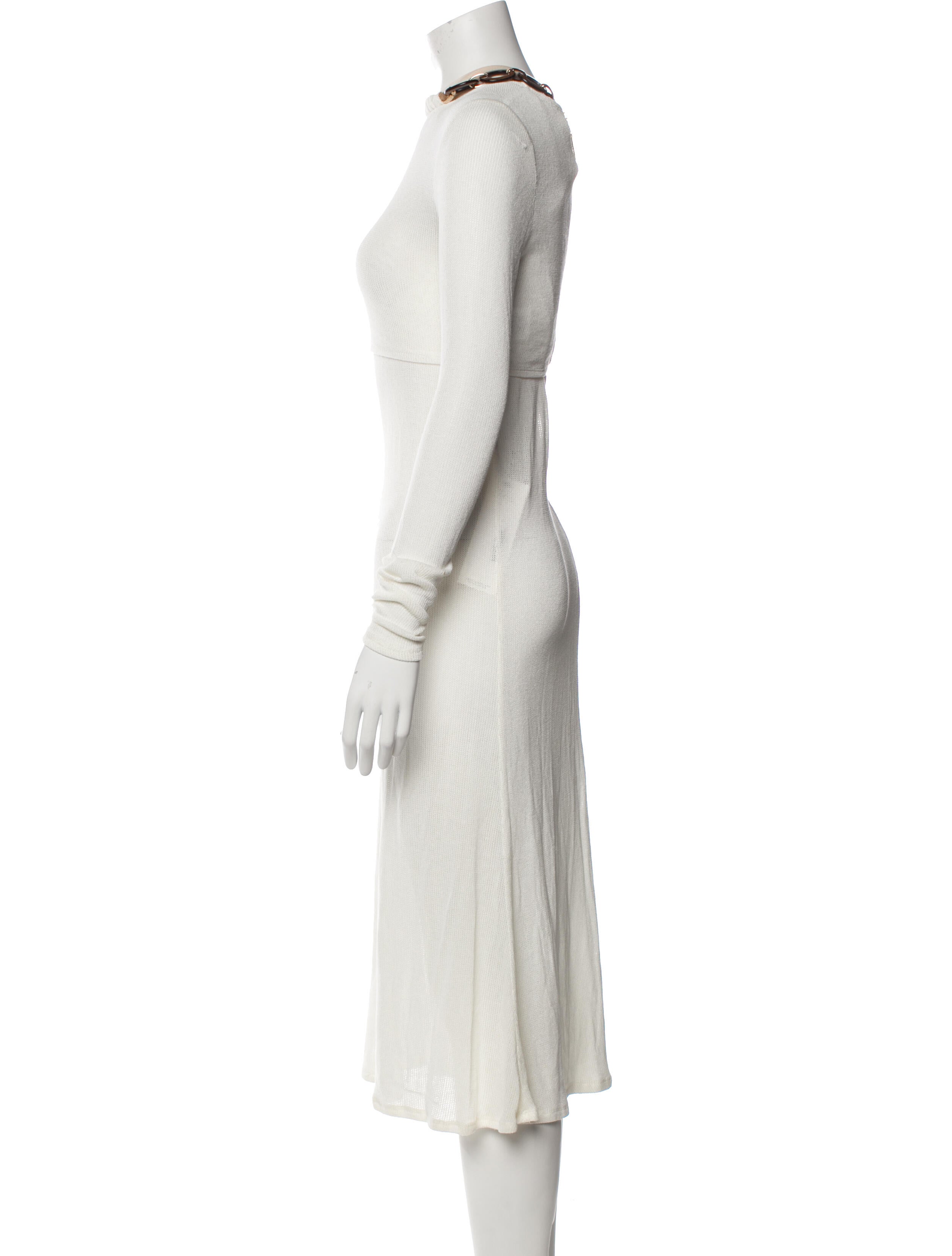 Bronx & Banco Mock Neck Midi Length Dress