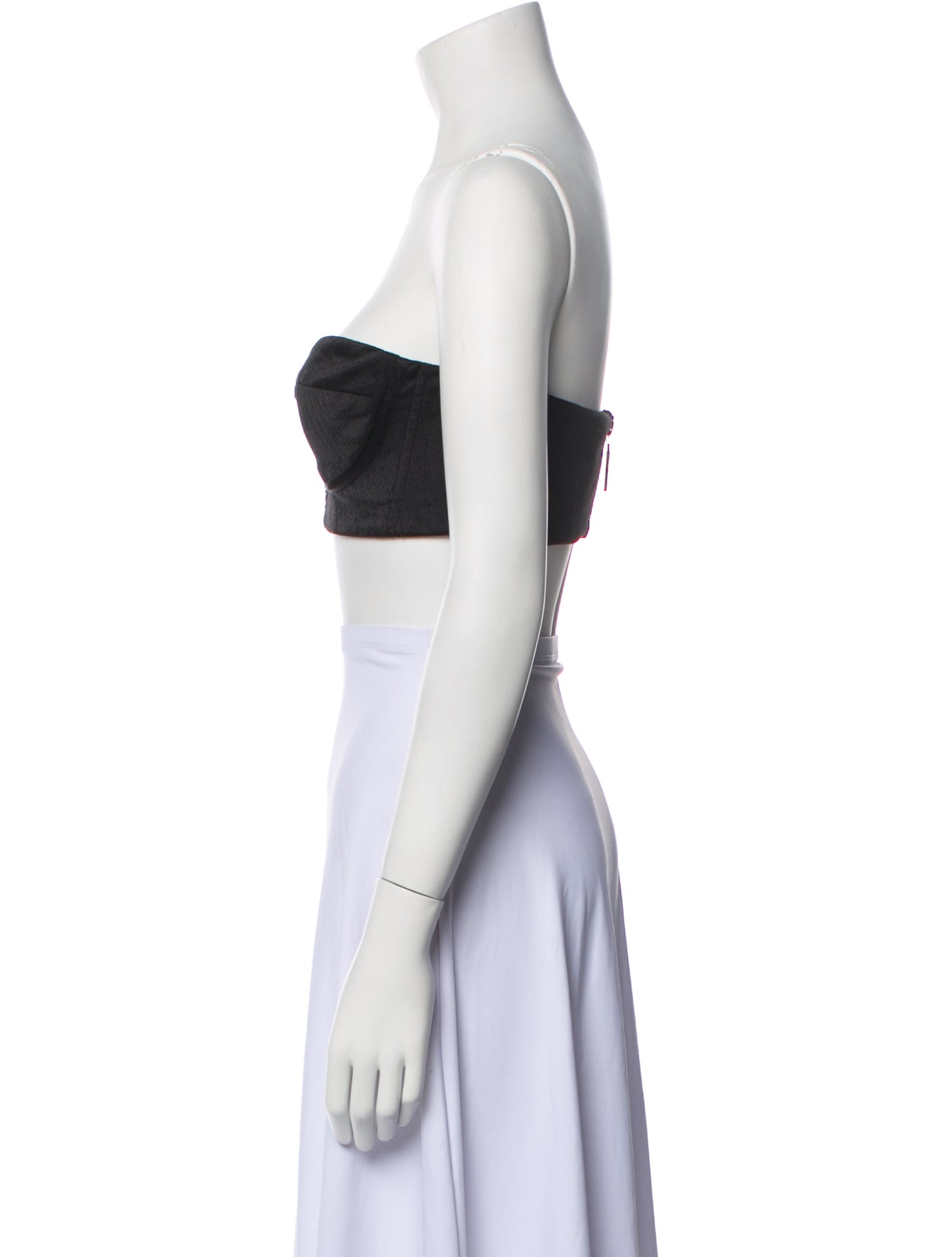 Bronx & Banco Strapless Crop Top