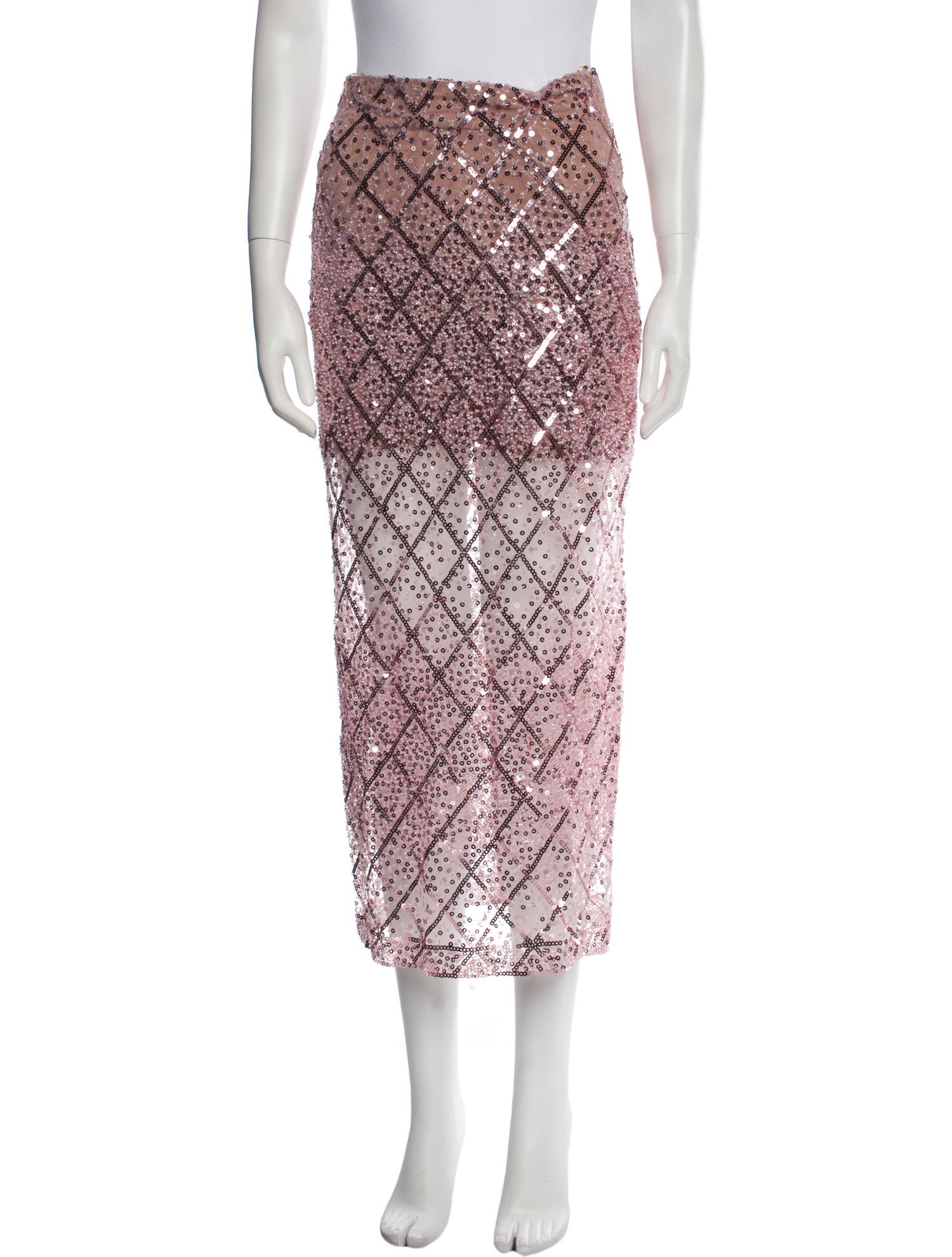 Bronx & Banco Plaid Print Midi Length Skirt w/ Tags