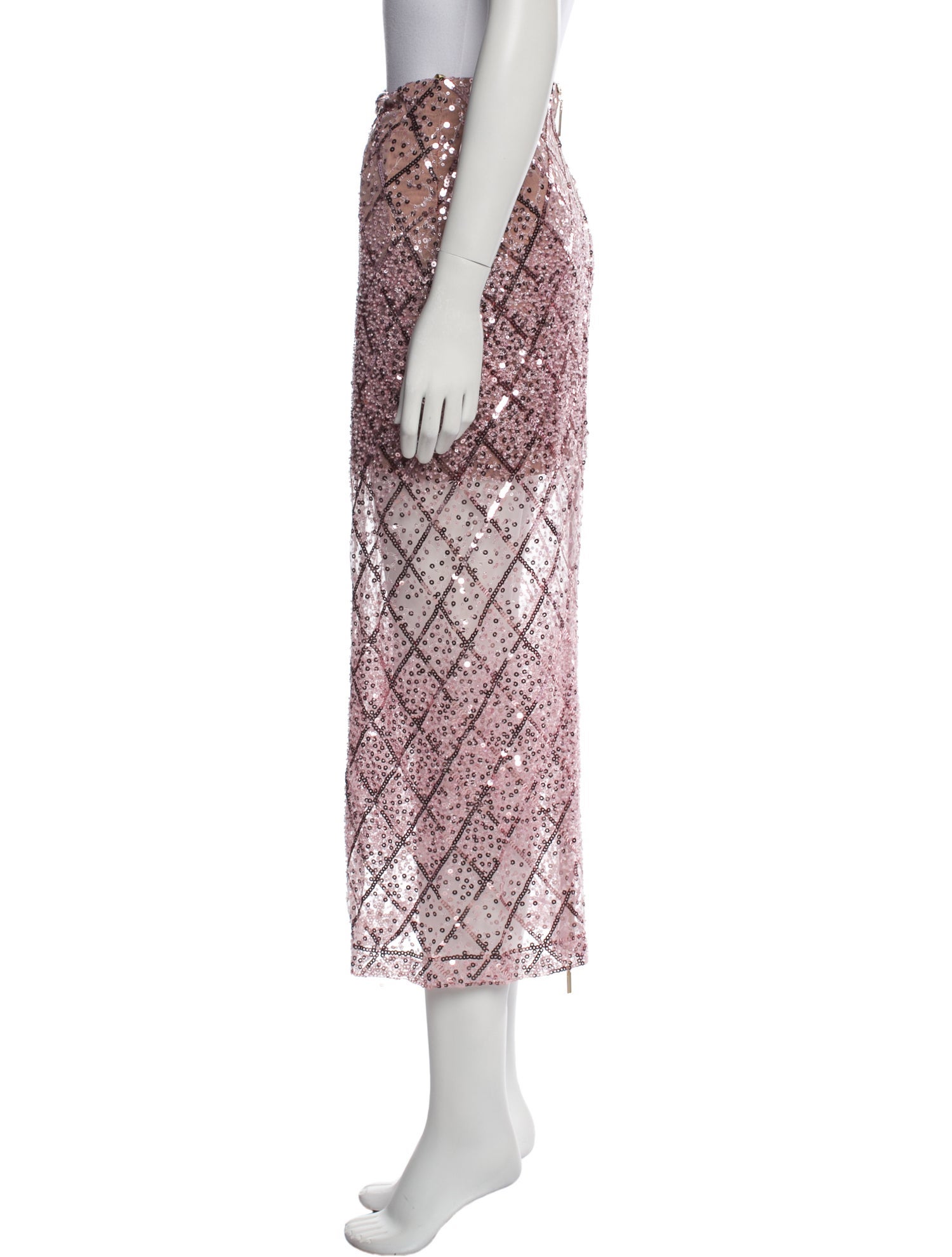 Bronx & Banco Plaid Print Midi Length Skirt w/ Tags