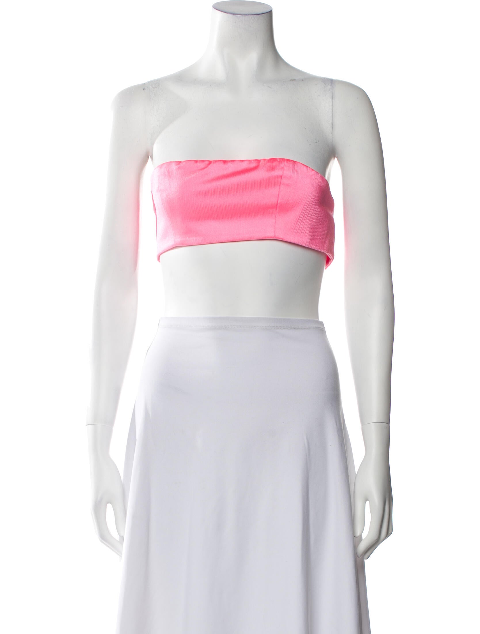 Bronx & Banco Strapless Crop Top