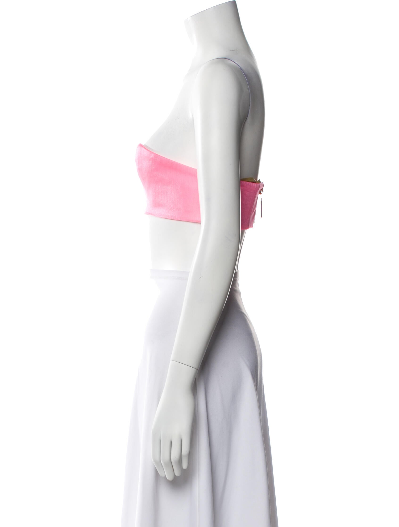 Bronx & Banco Strapless Crop Top