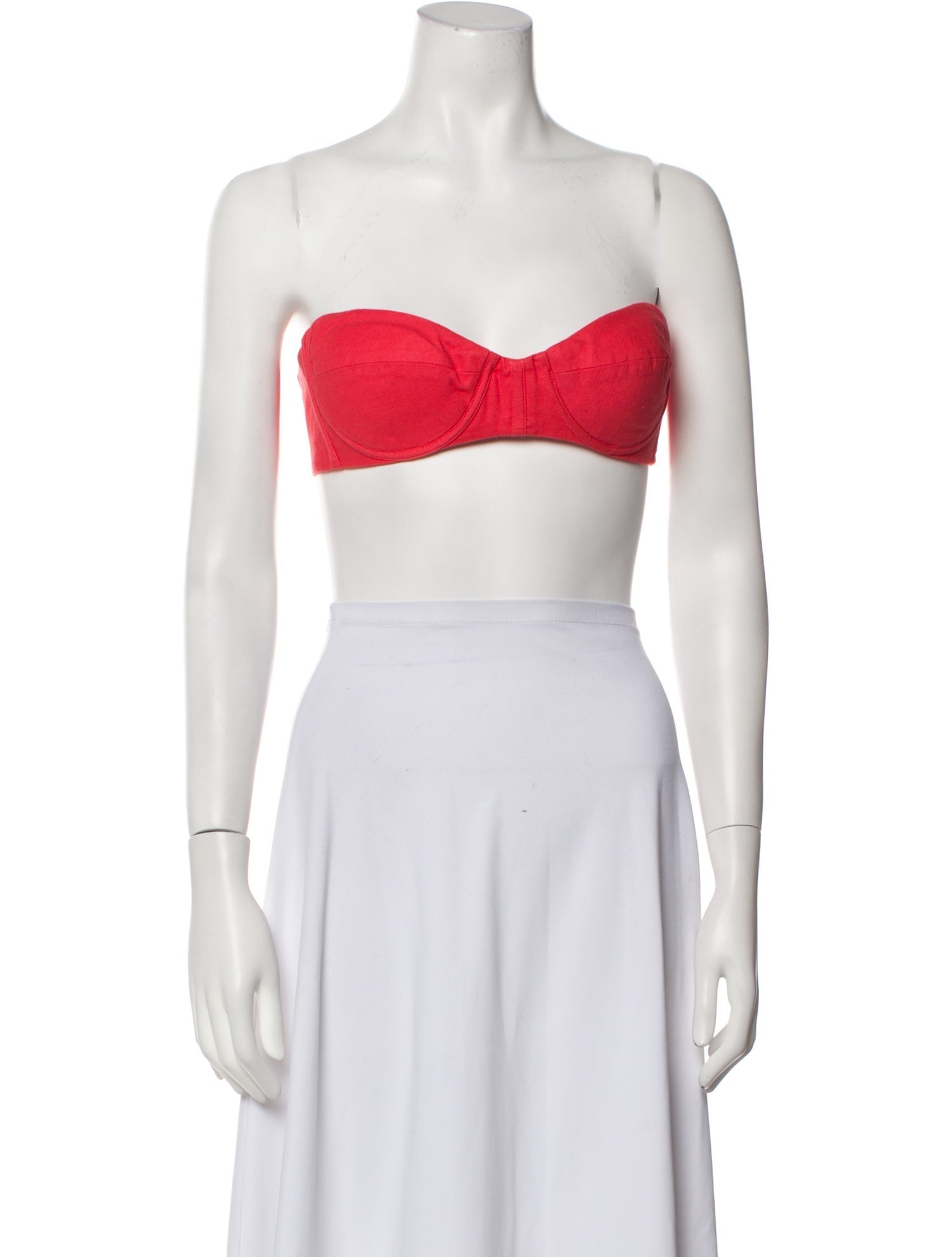 Bronx & Banco Strapless Crop Top