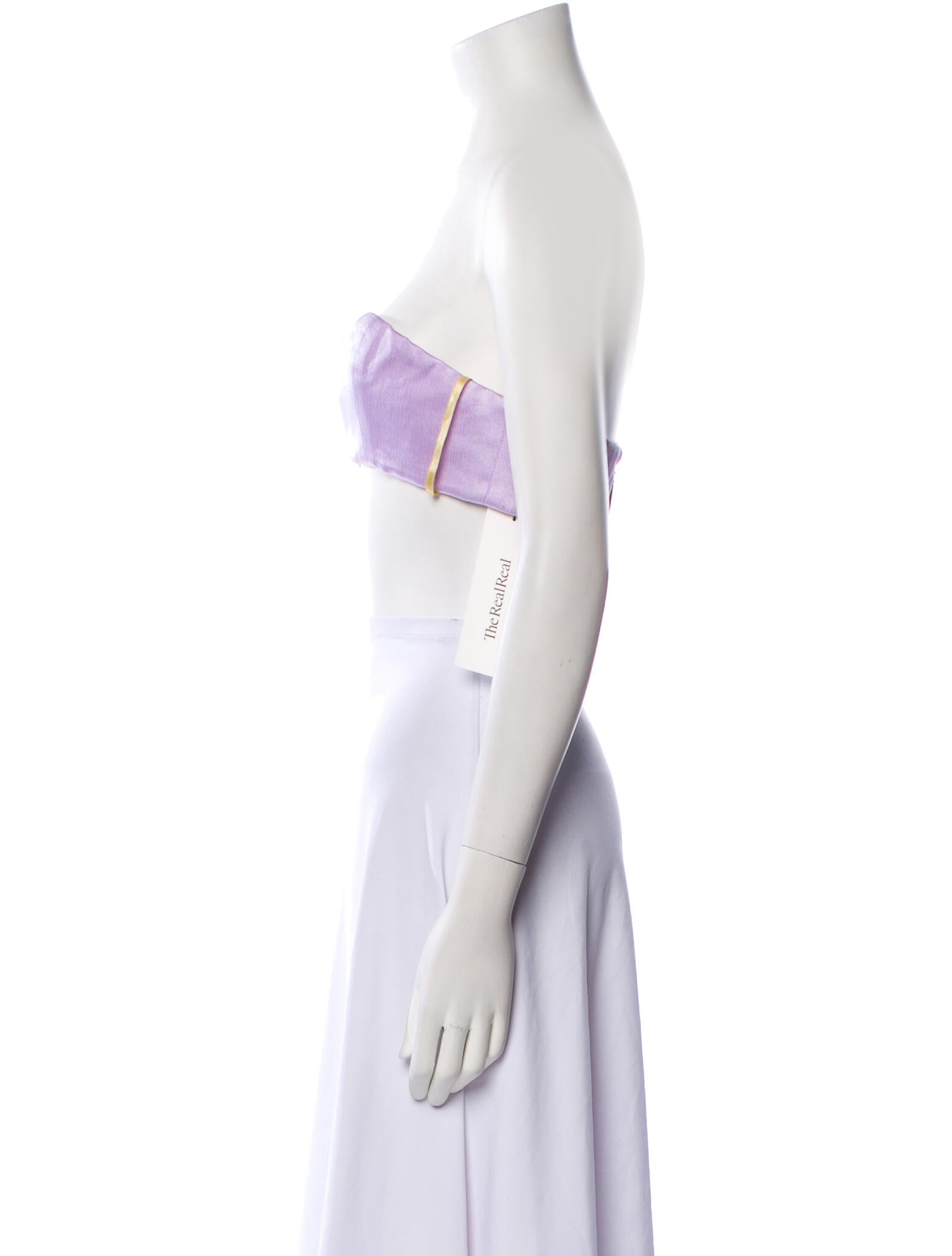 Bronx & Banco Strapless Crop Top